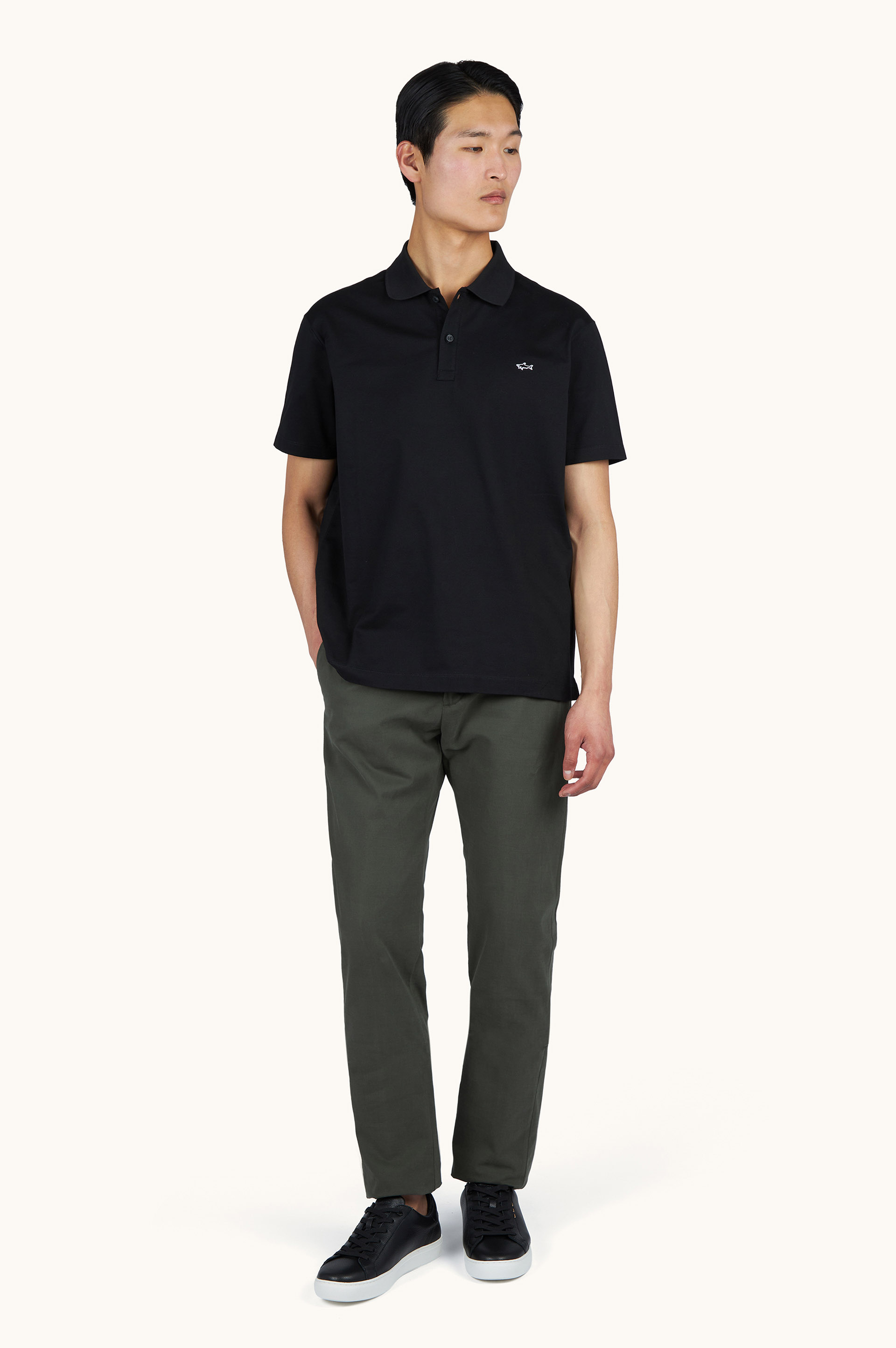 Double Piqu&eacute; cotton polo image number 2