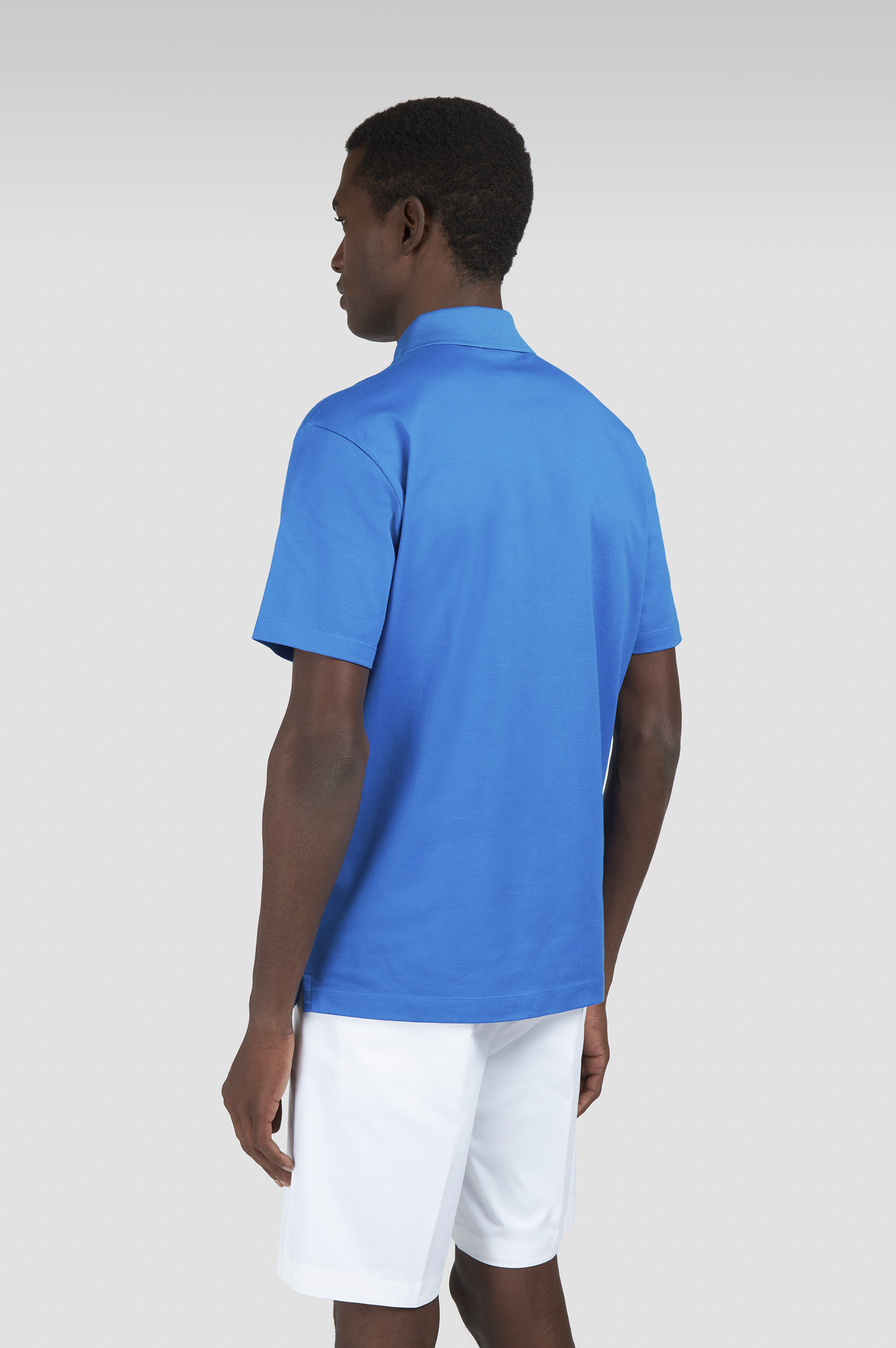Double Piqu&eacute; cotton polo image number 3