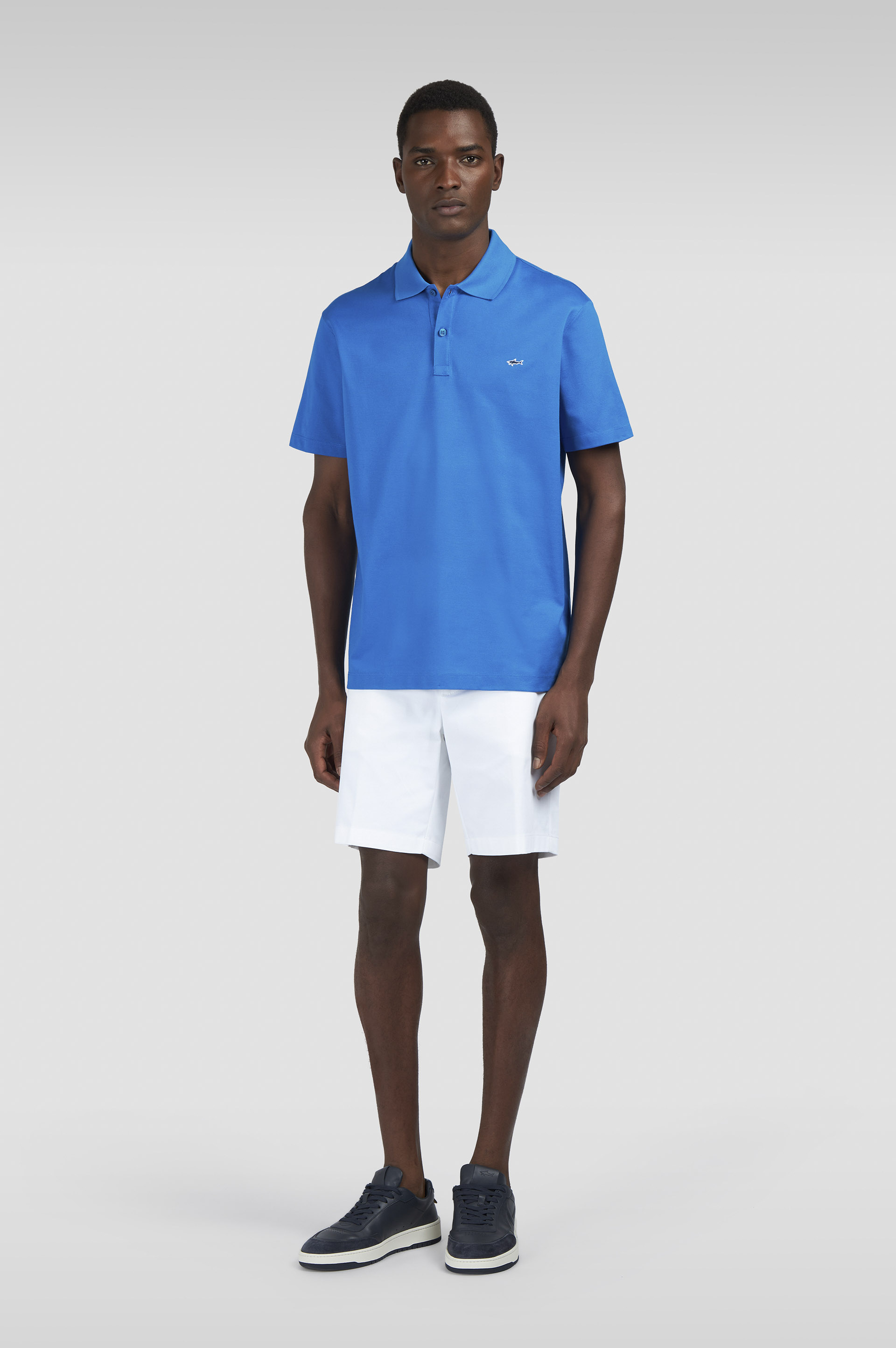 Double Piqu&eacute; cotton polo image number 2