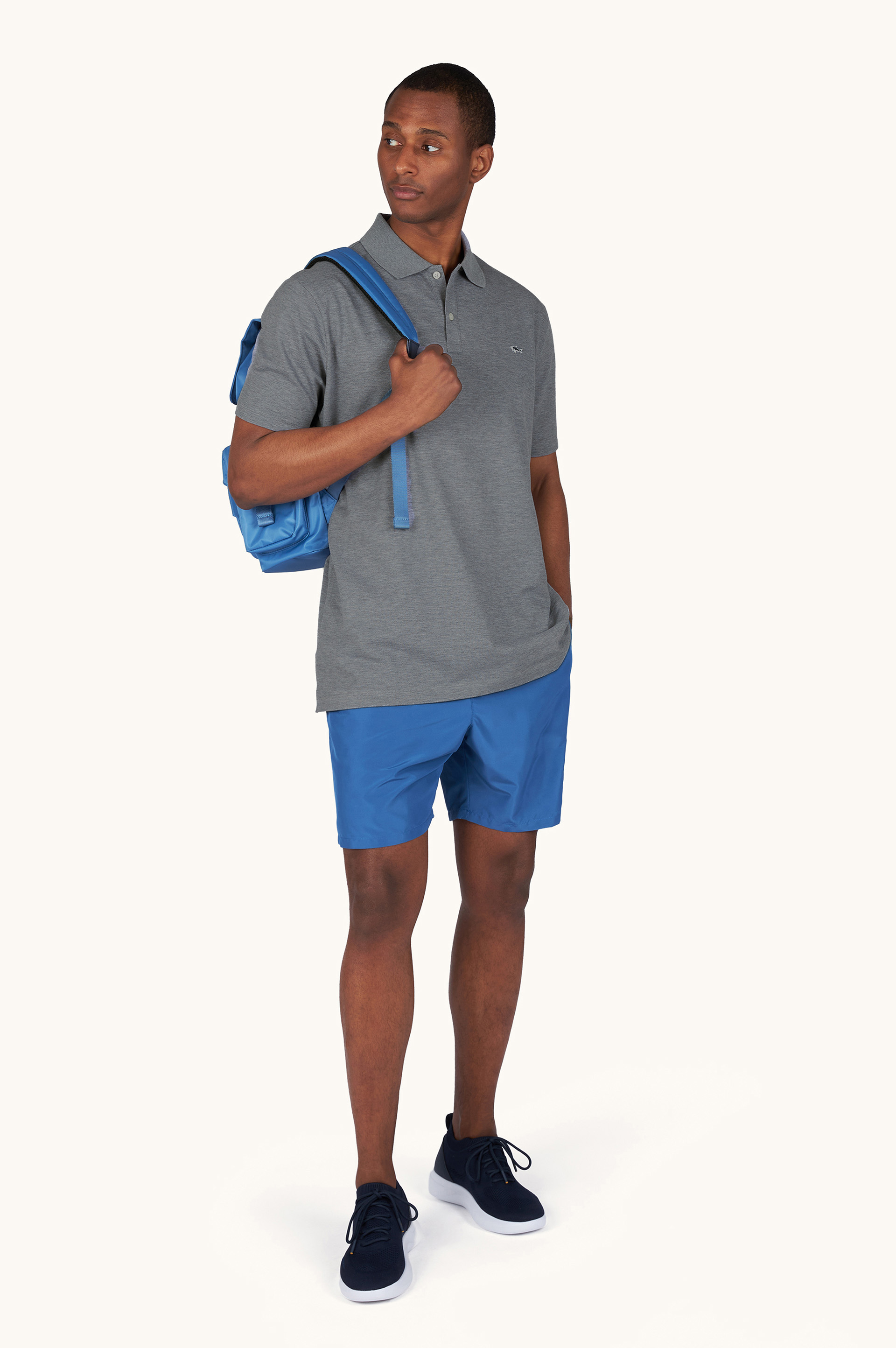 Double Piqu&eacute; cotton polo image number 2