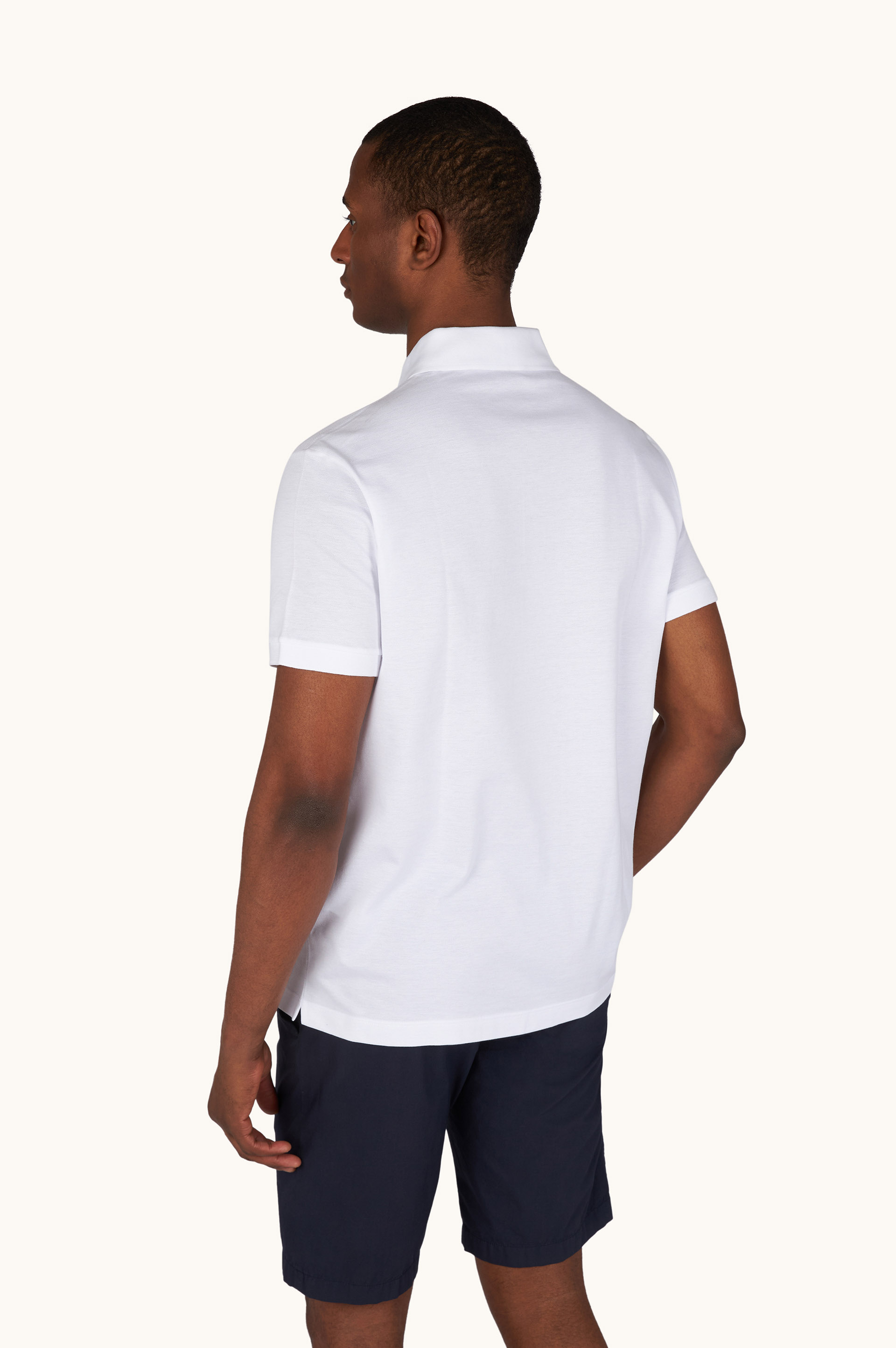 Piqu&eacute;‑Poloshirt aus Double Cotton mit Shark‑Stickerei image number 3