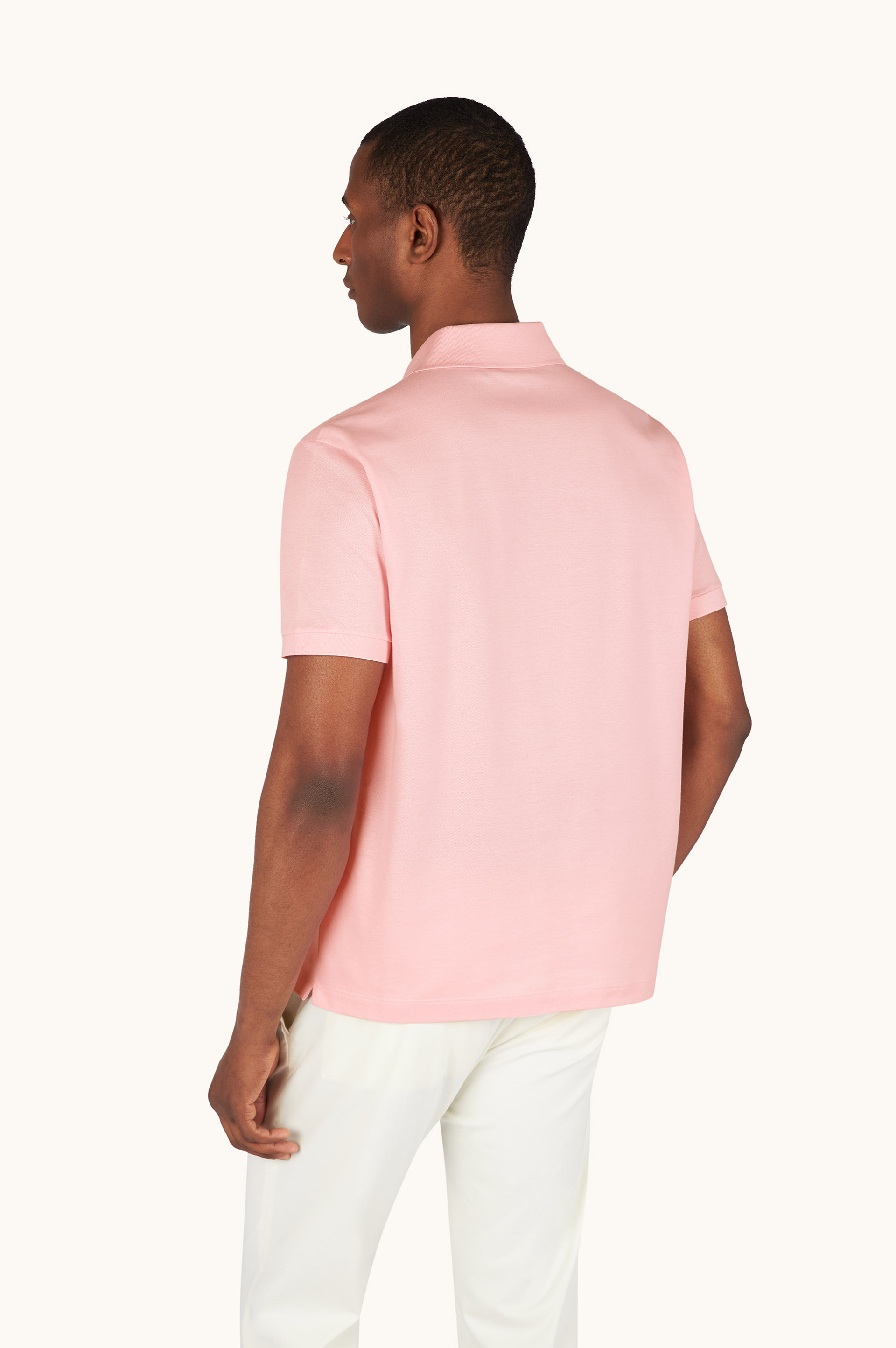 Piqu&eacute;‑Poloshirt aus Double Cotton mit Shark‑Stickerei image number 3