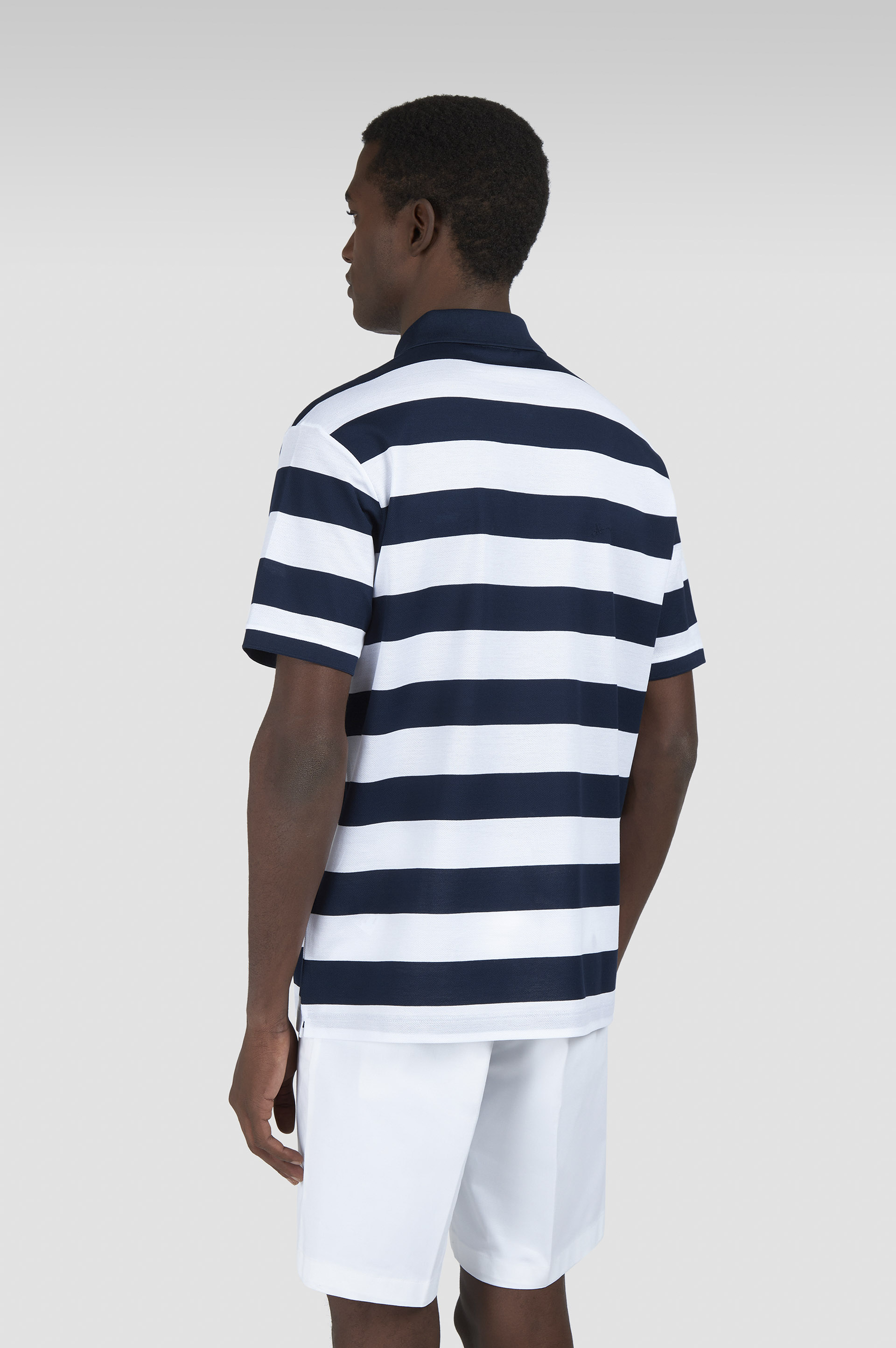Double Piqué cotton polo image number 3 Double Piqué cotton polo image number 3