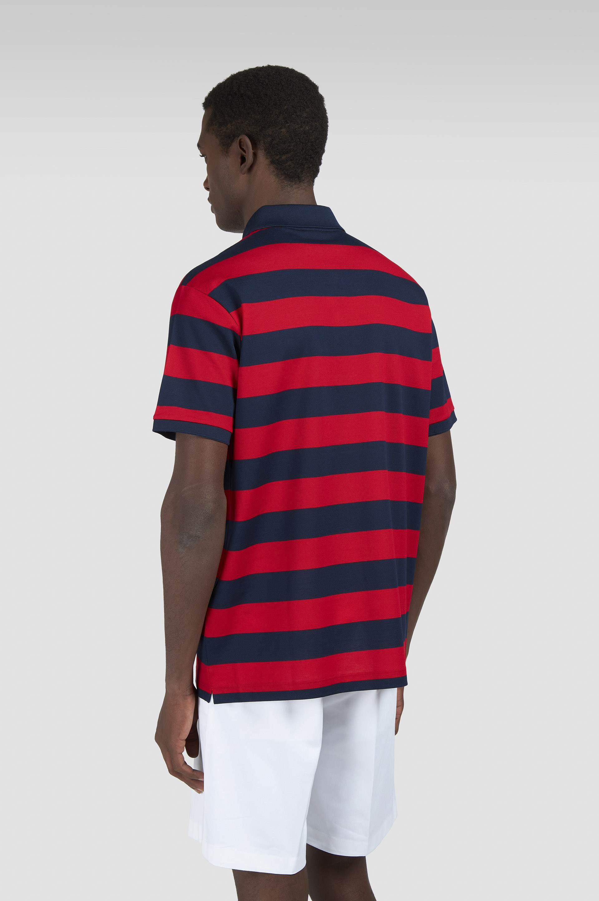 Double Piqu&eacute; cotton polo image number 3