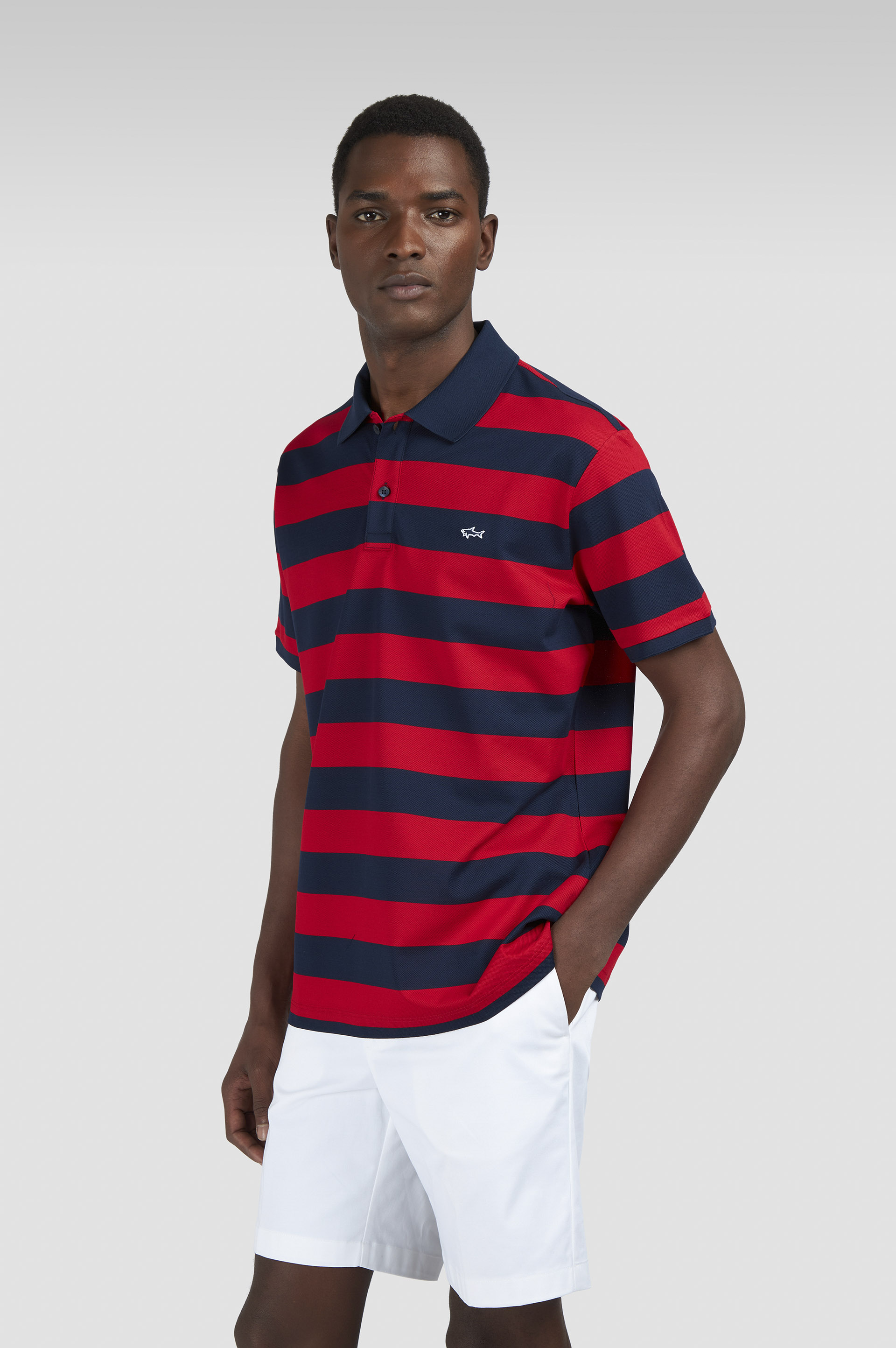 Double Piqu&eacute; cotton polo image number 0
