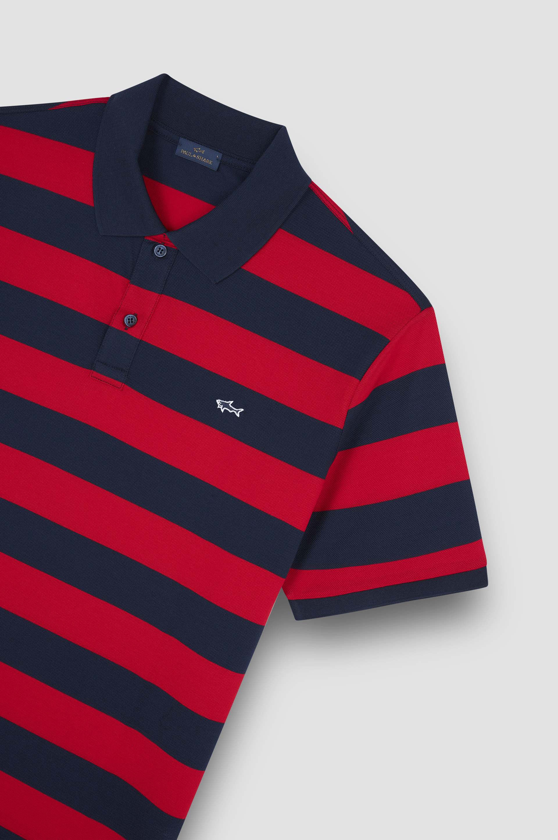 Double Piqu&eacute; cotton polo image number 5