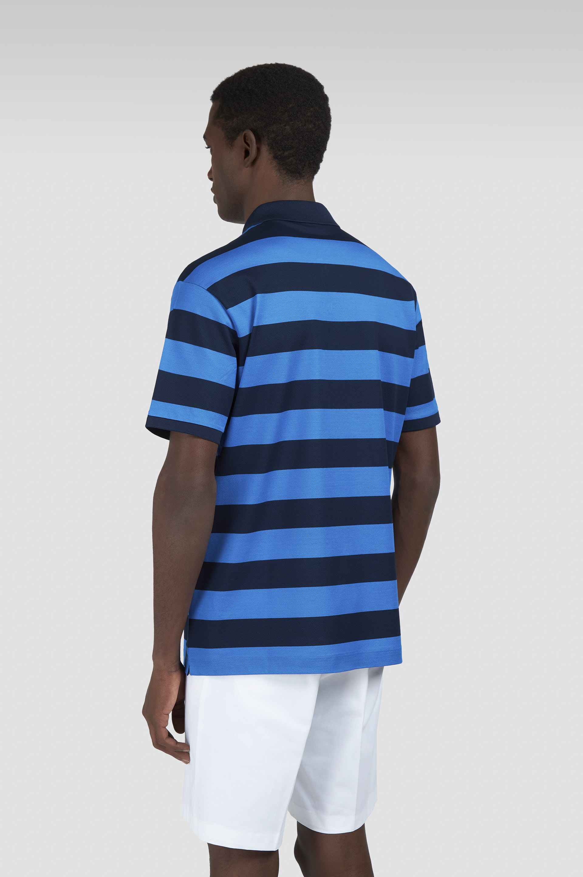 Double Piqu&eacute; cotton polo image number 3