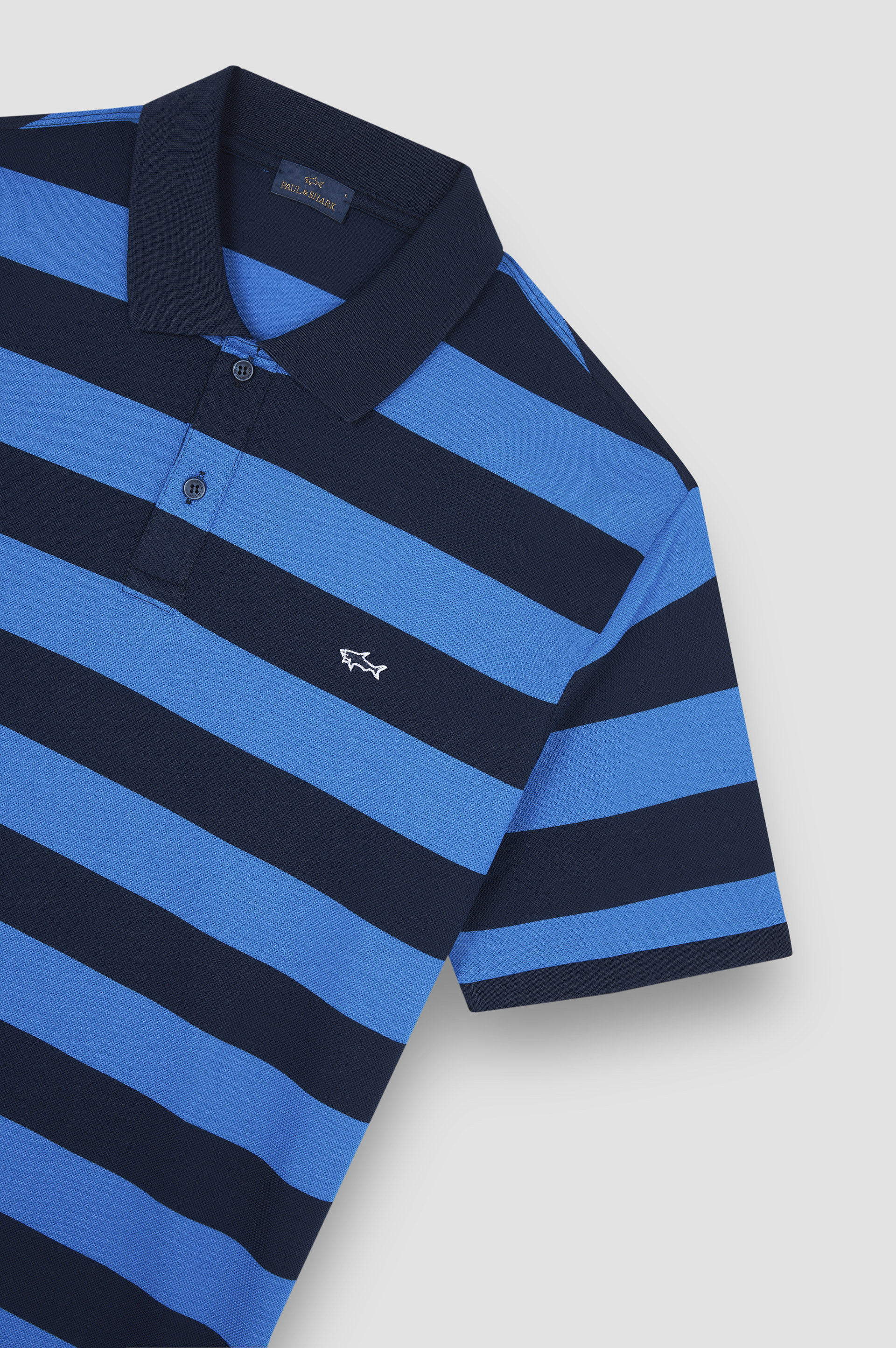 Double Piqu&eacute; cotton polo image number 5