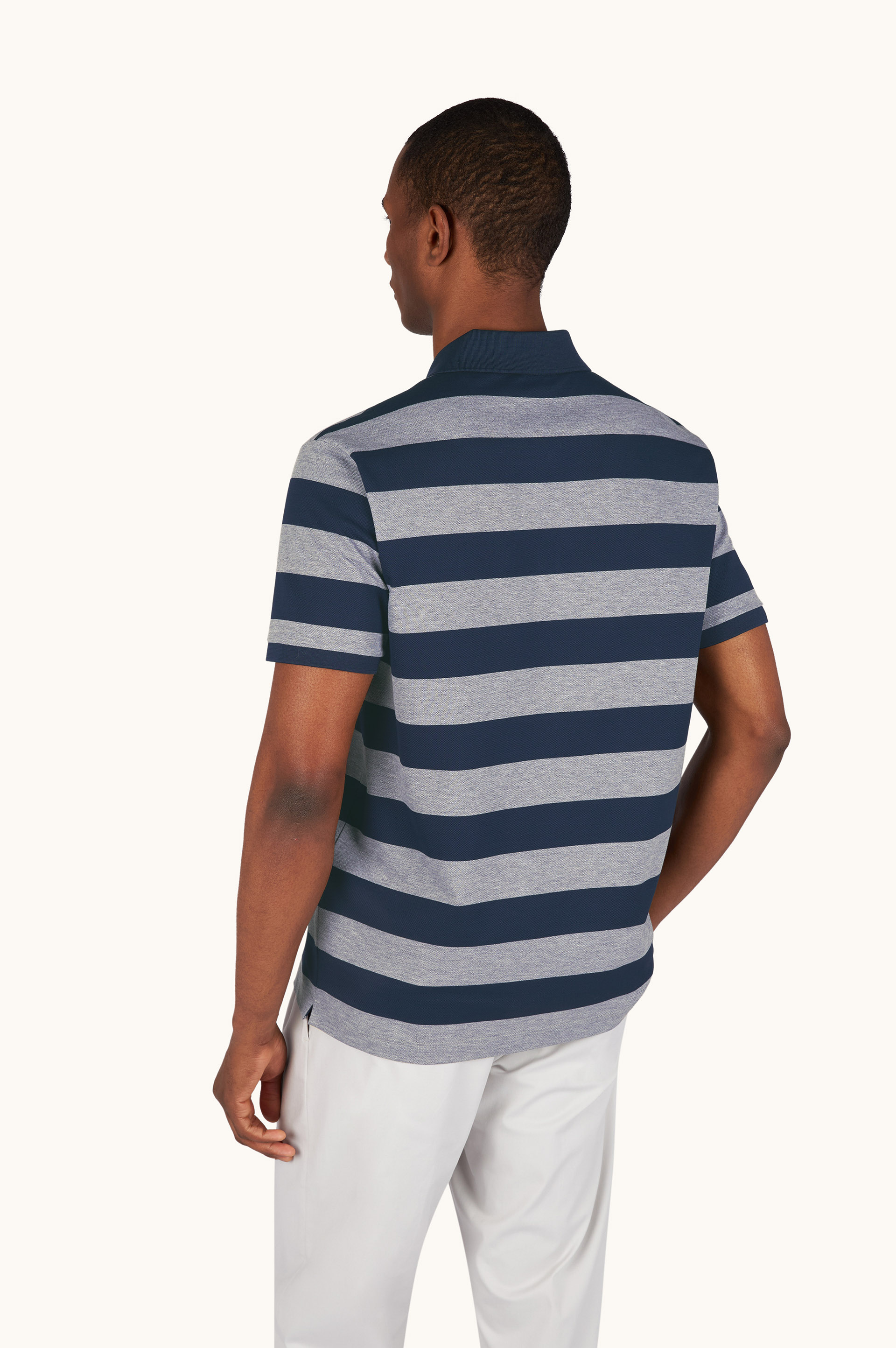 Double Piqu&eacute; cotton polo image number 3
