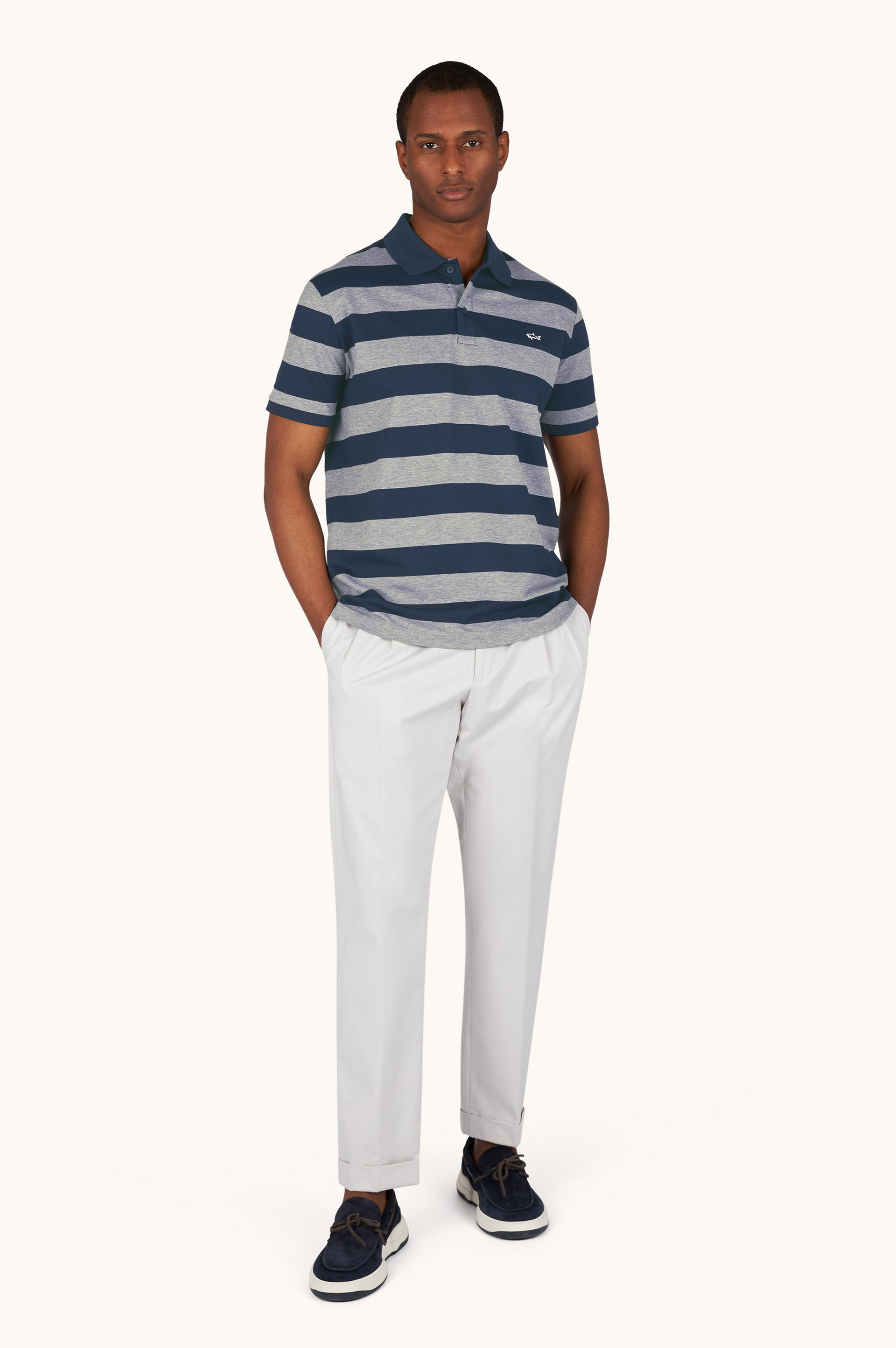Double Piqu&eacute; cotton polo image number 2