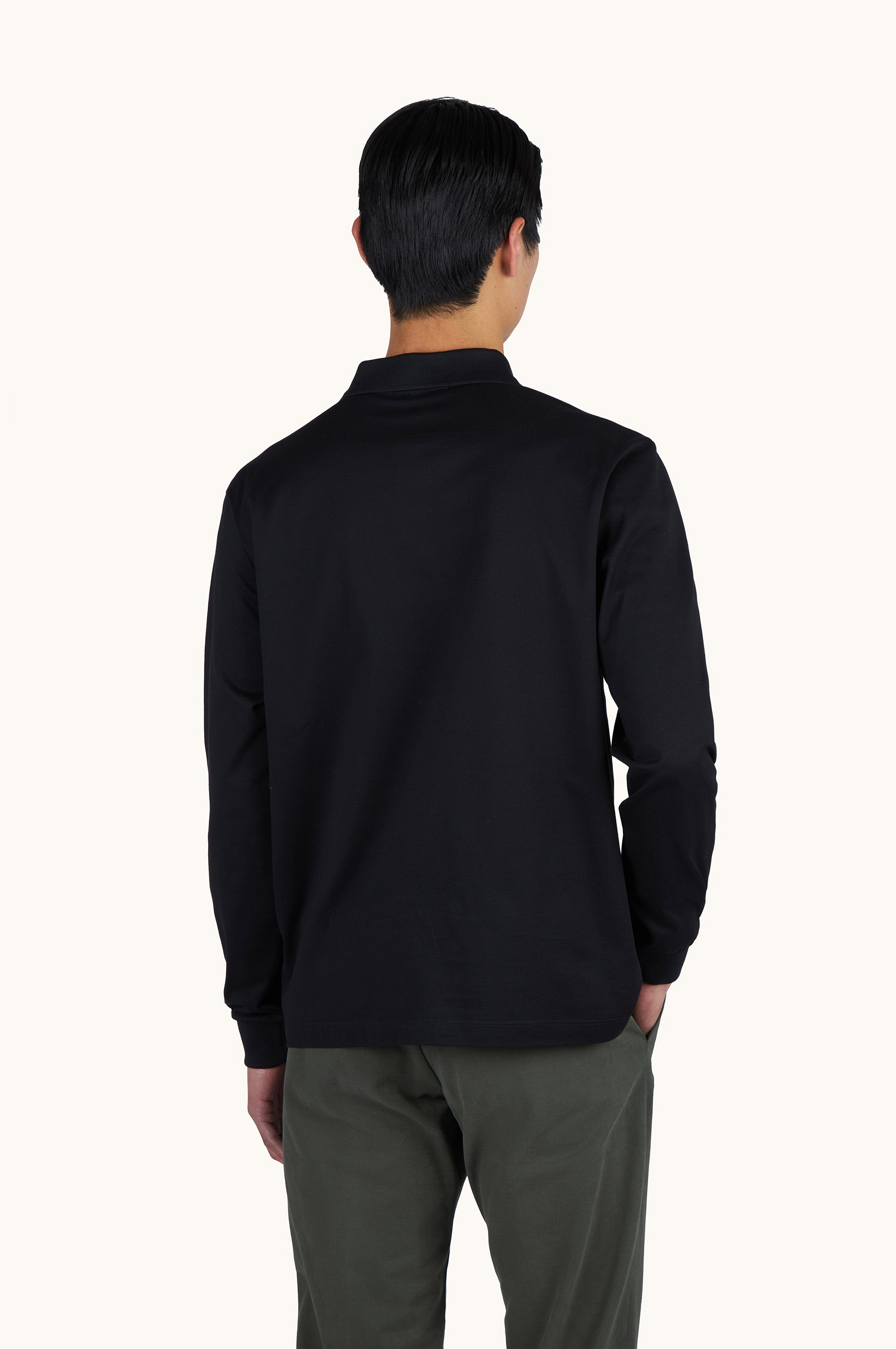 Double Piqu&eacute; cotton polo image number 3