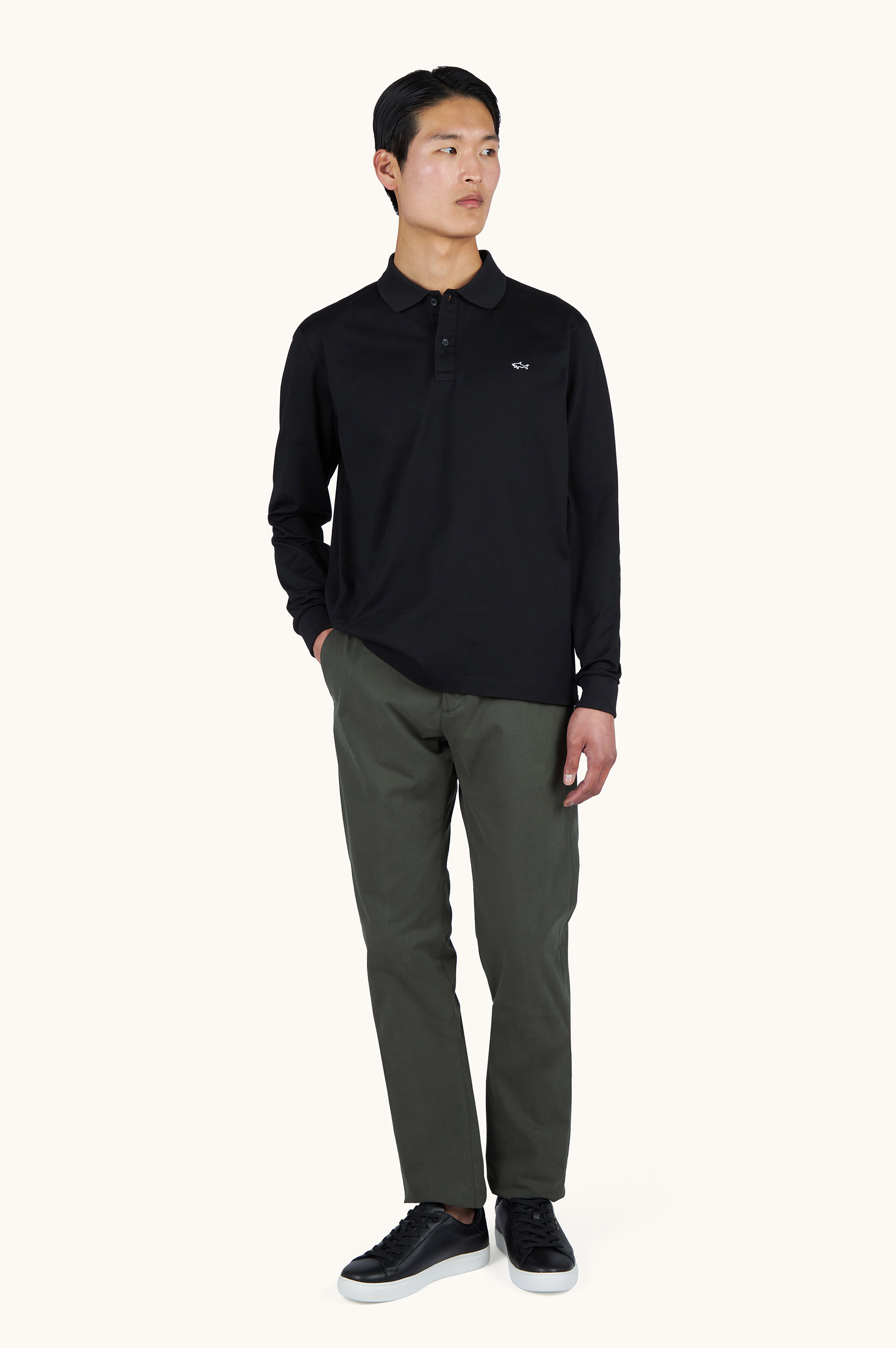 Double Piqu&eacute; cotton polo image number 2
