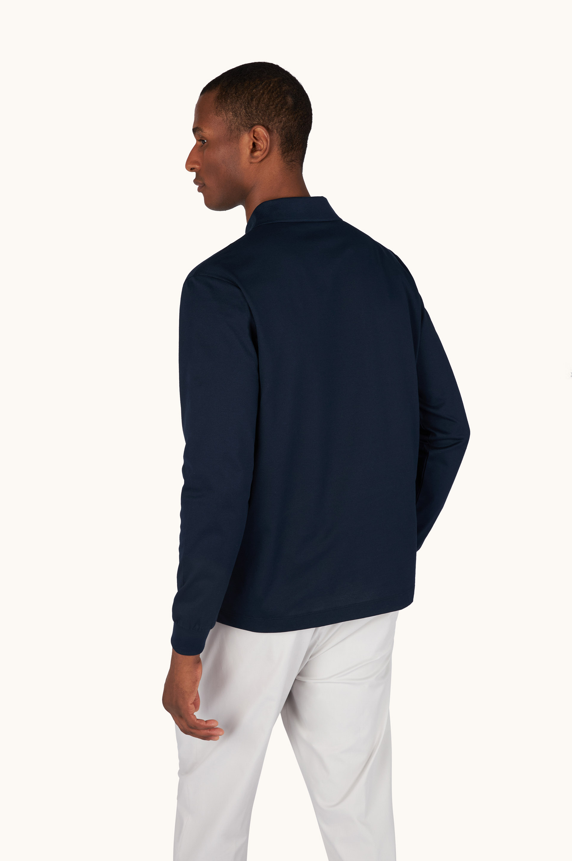 Double Piqu&eacute; cotton polo image number 3