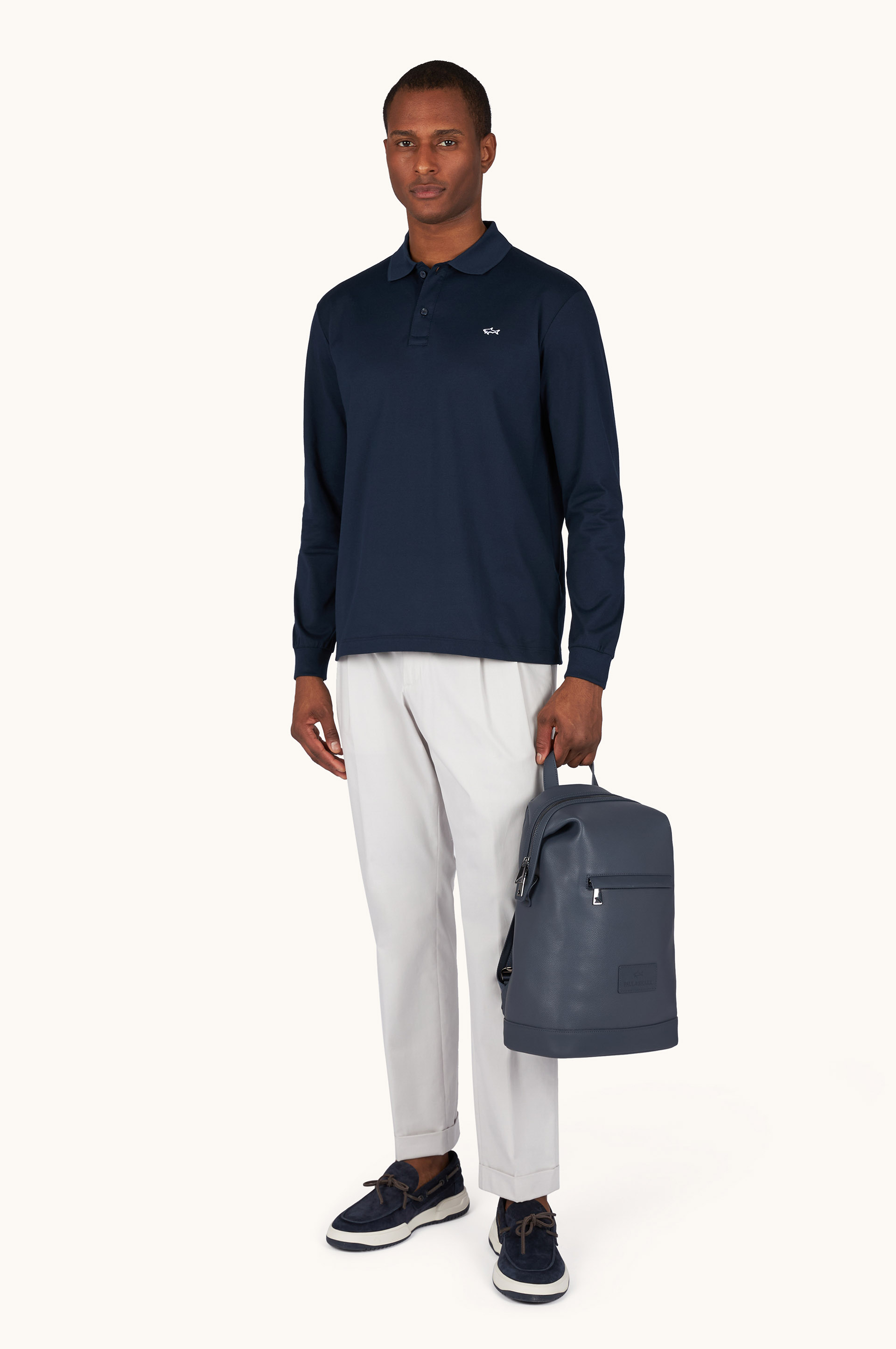 Double Piqu&eacute; cotton polo image number 2
