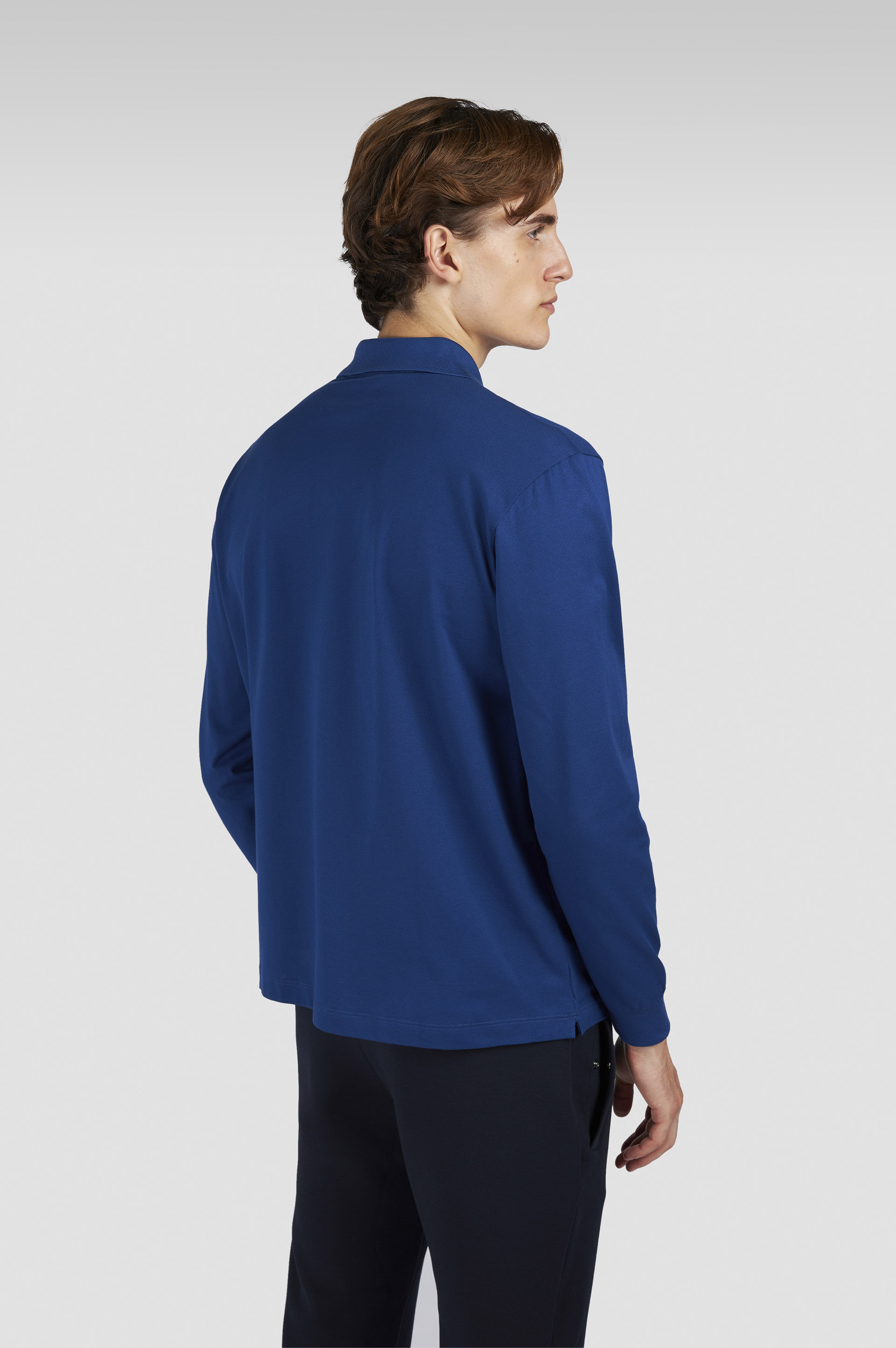 Double Piqu&eacute; cotton polo image number 3