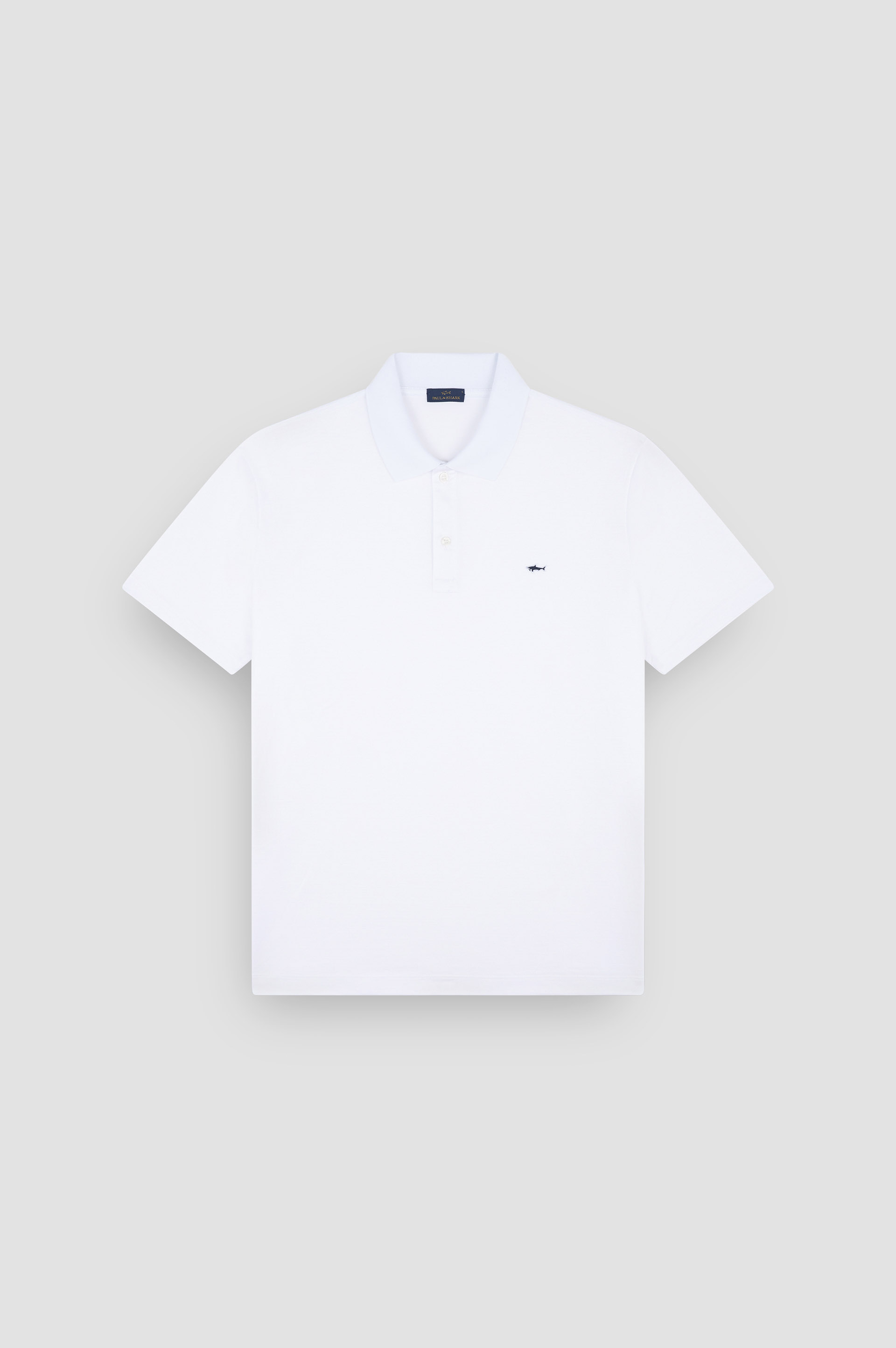 Polo in double mercerised cotton jersey image number 1
