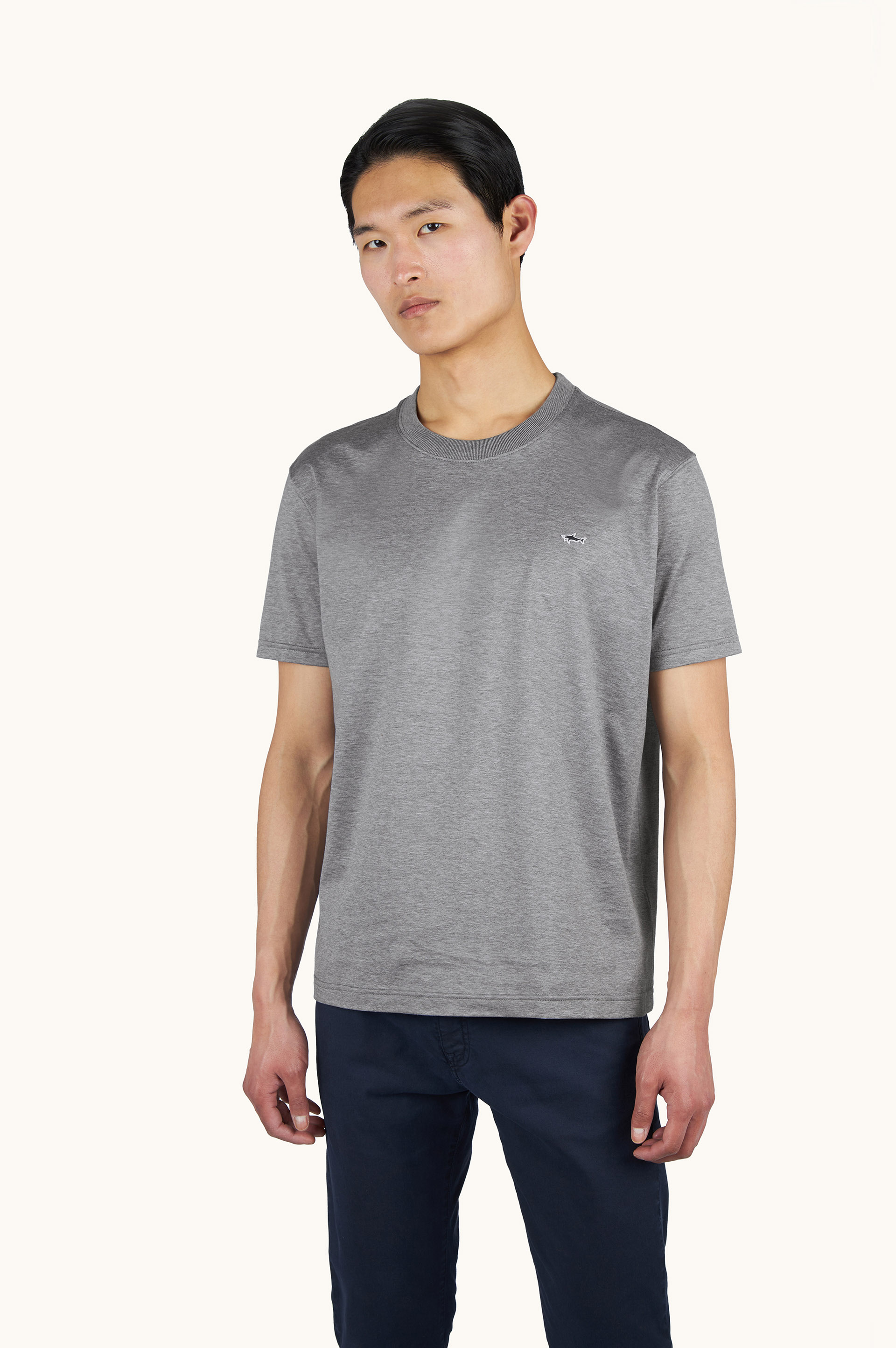 T-shirt in jersey di cotone image number 0