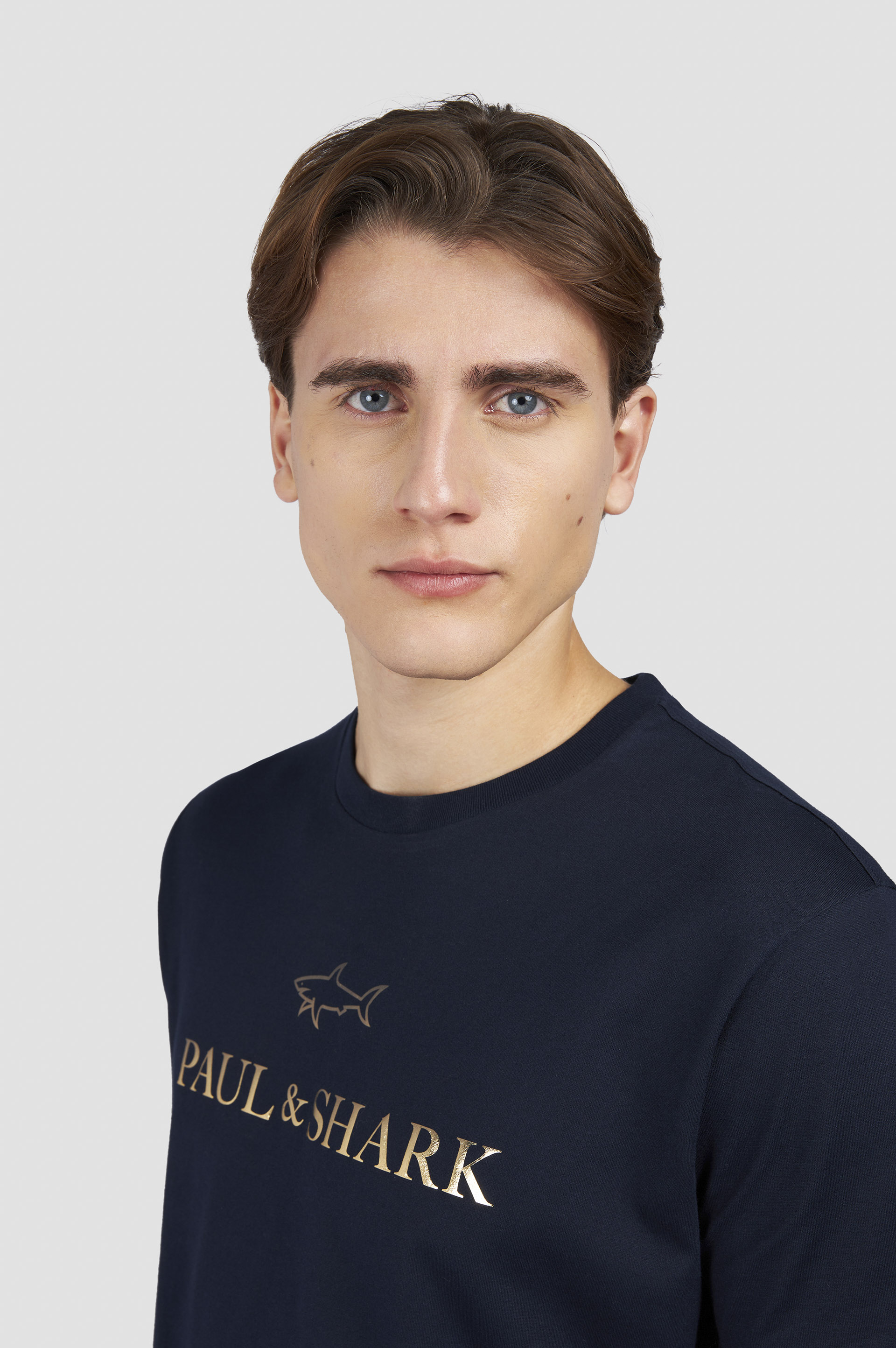 Light cotton jersey T-shirt with print image number 4 Light cotton jersey T-shirt with print image number 4