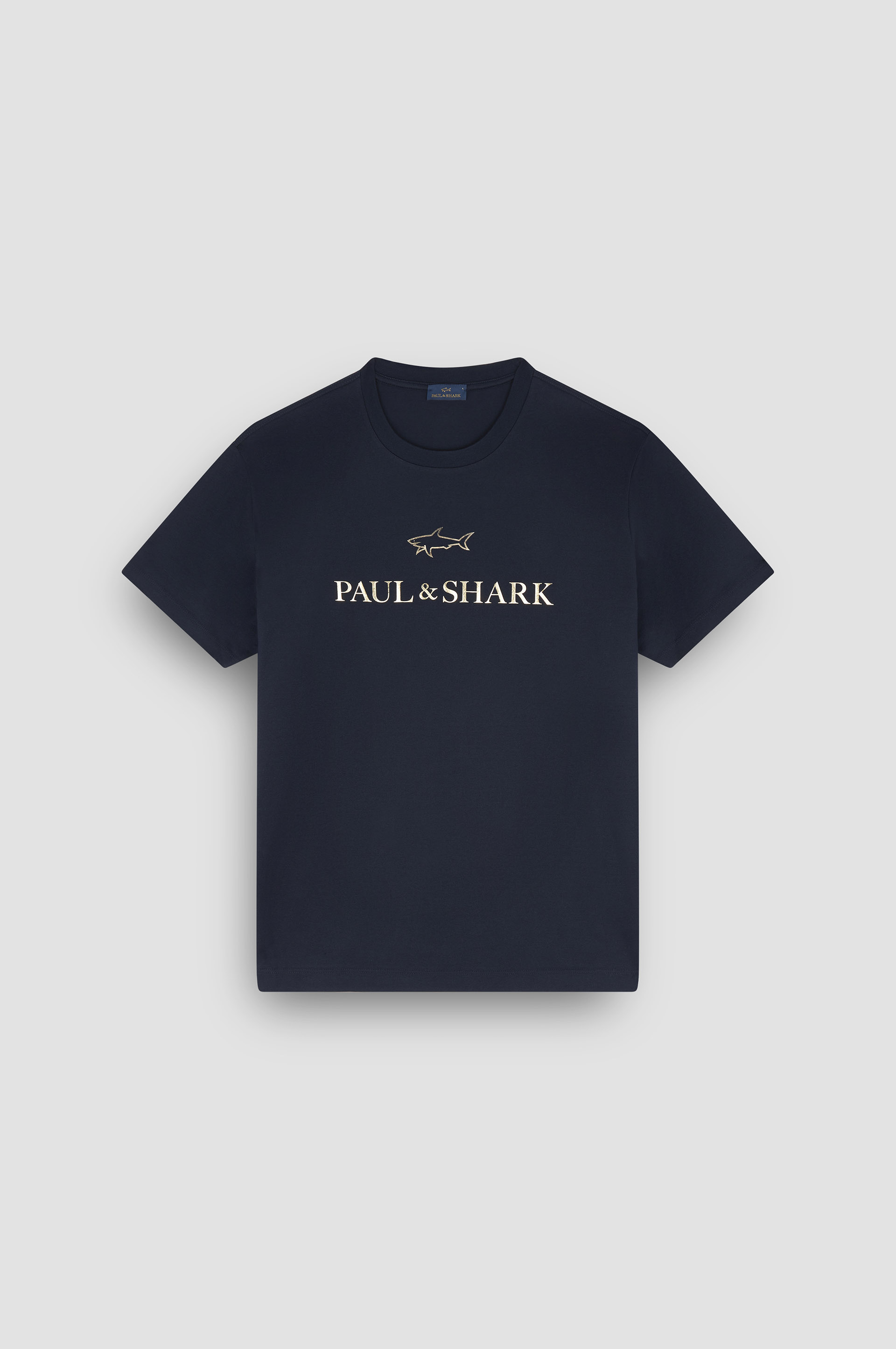 Light cotton jersey T-shirt with print image number 1 Light cotton jersey T-shirt with print image number 1