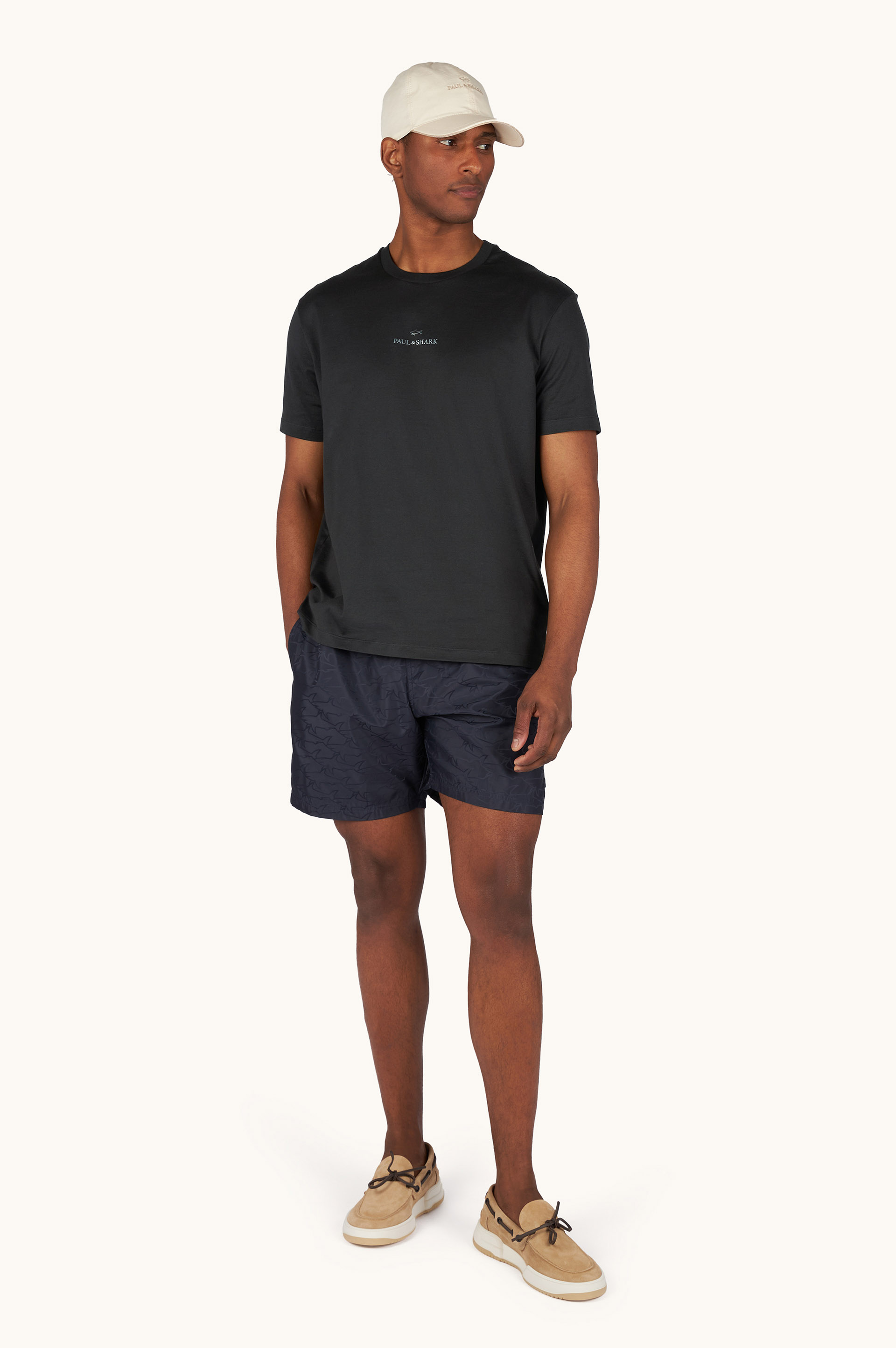 Light cotton jersey T-shirt with print image number 2