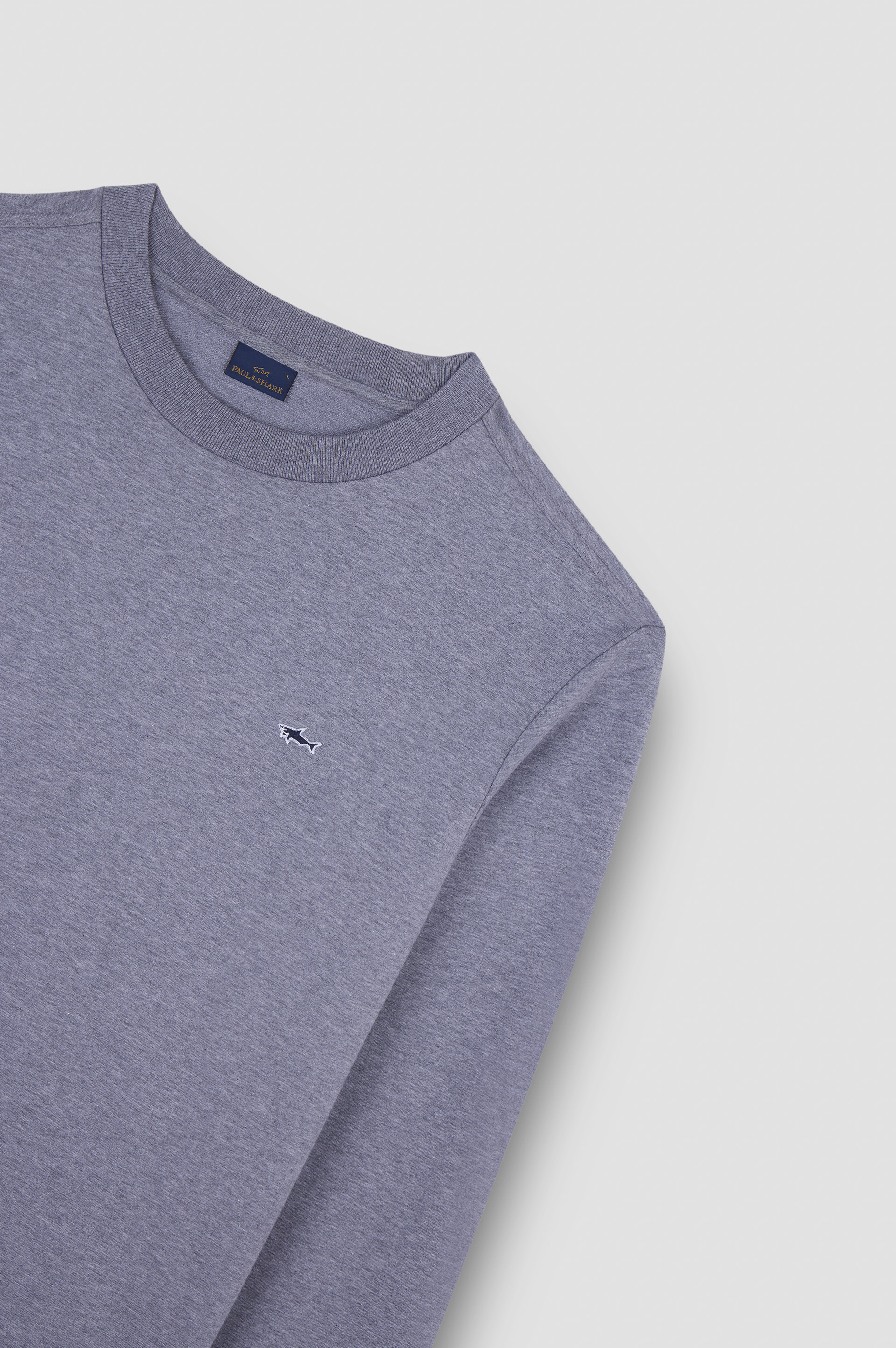 Stretch fleece cotton sweatshirt image number 5