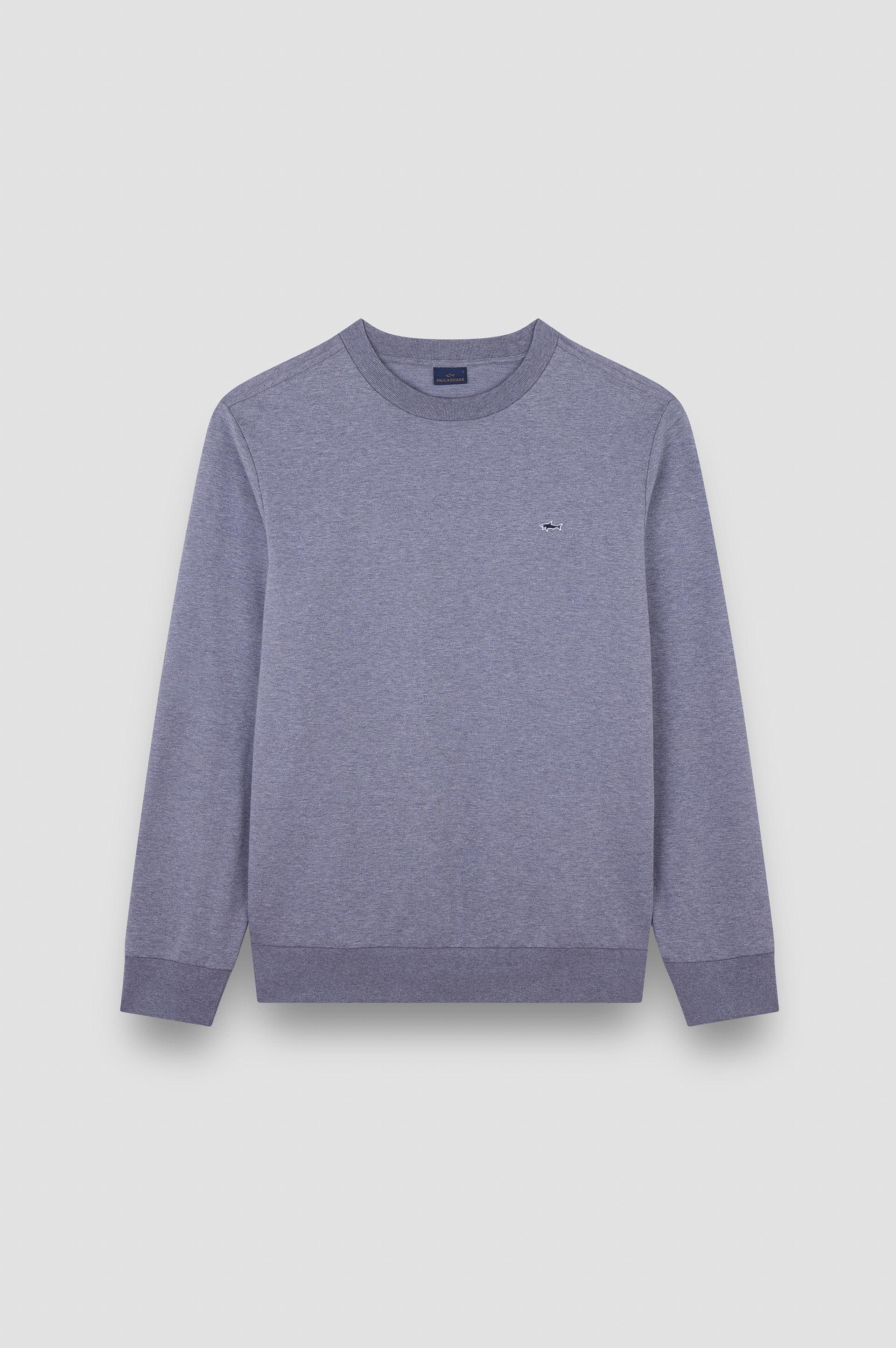 Stretch fleece cotton sweatshirt image number 1