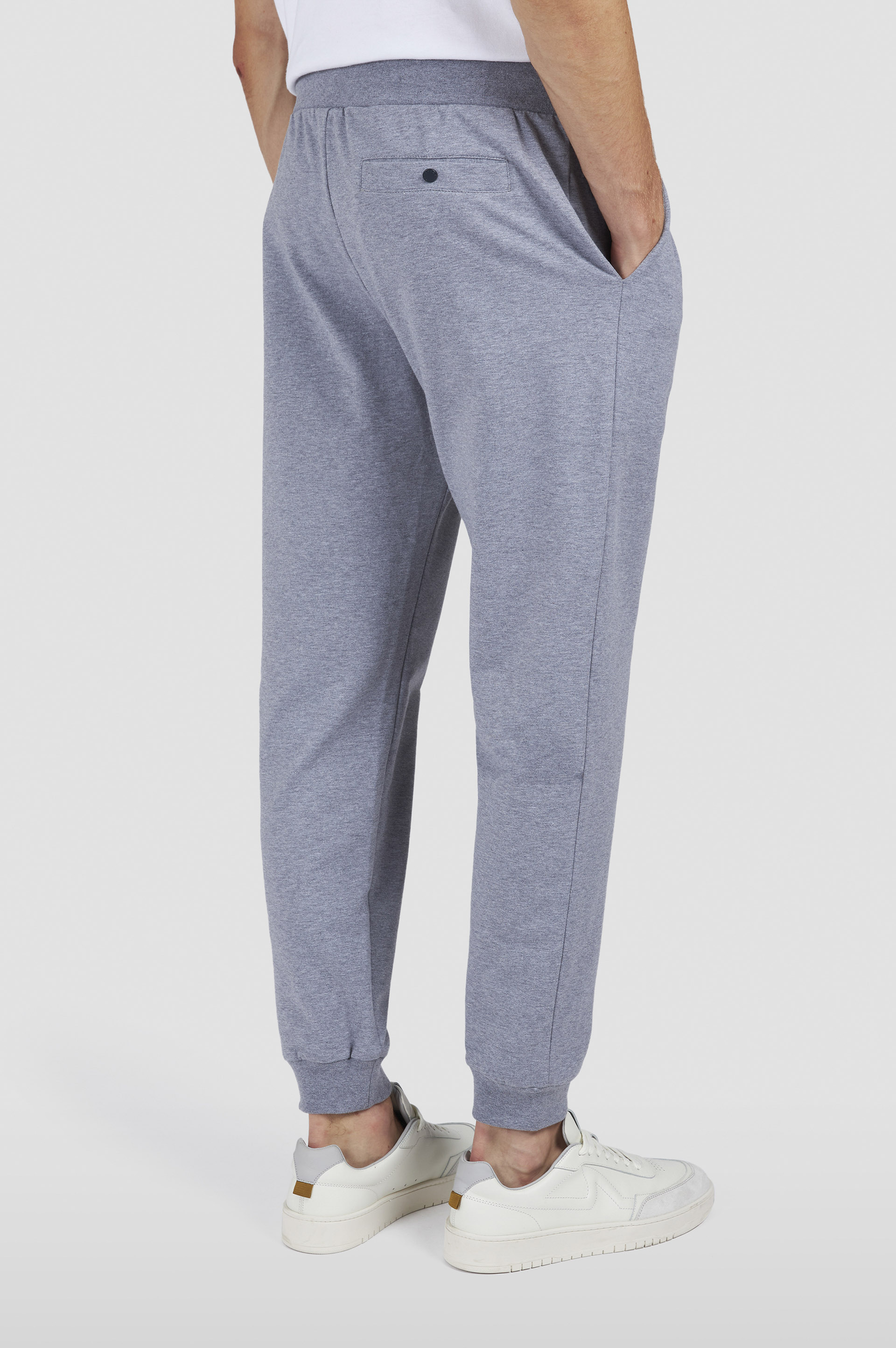 Stretch fleece cotton sport trousers image number 3