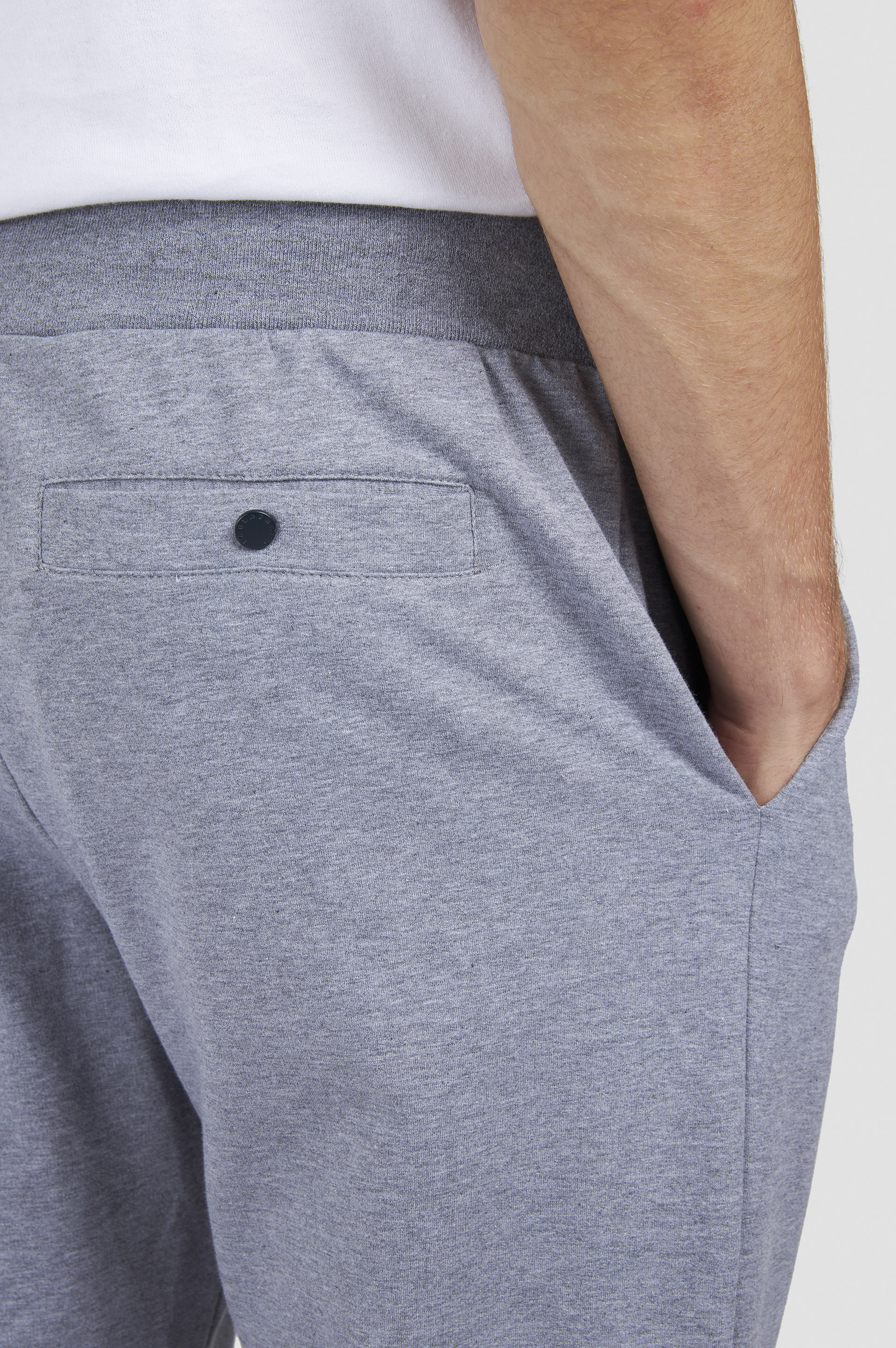 Stretch fleece cotton sport trousers image number 4