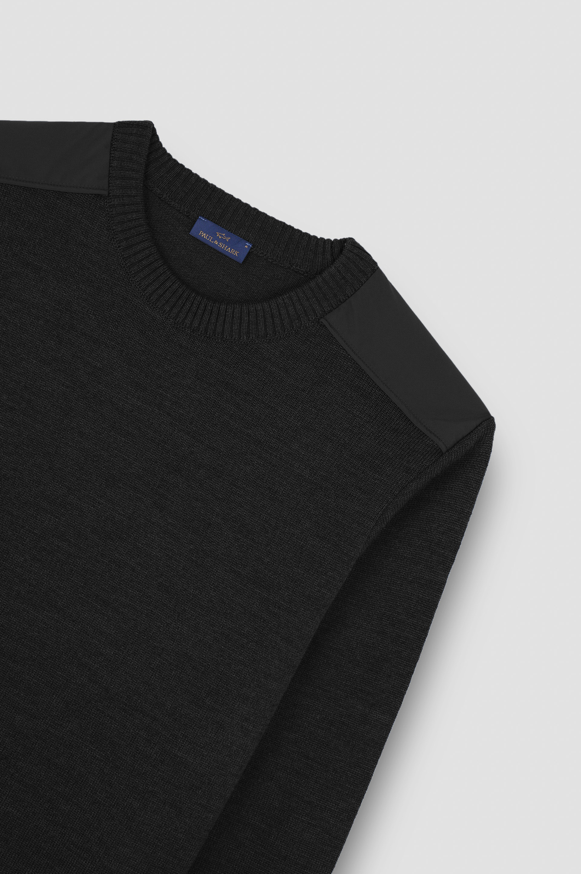 Soft Cool Touch wool crewneck sweater with Typhoon® details image number 5