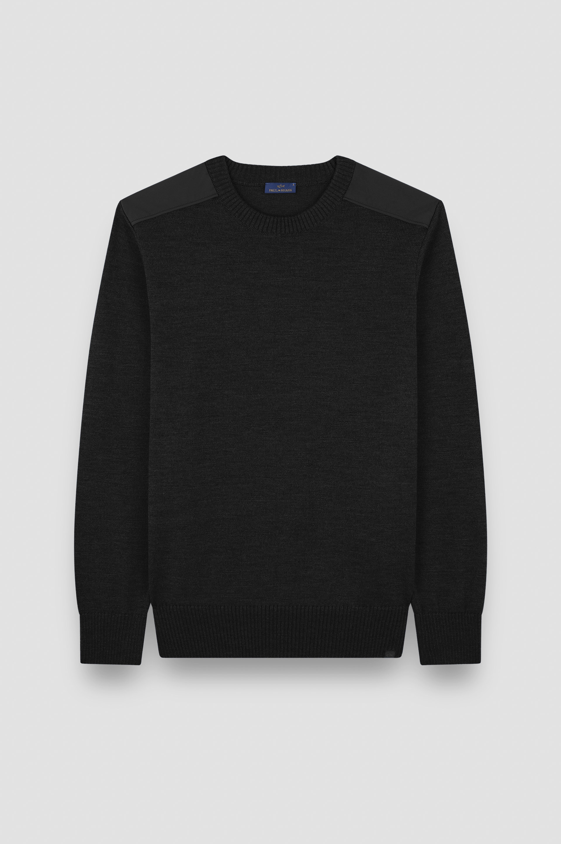 Soft Cool Touch wool crewneck sweater with Typhoon® details image number 1