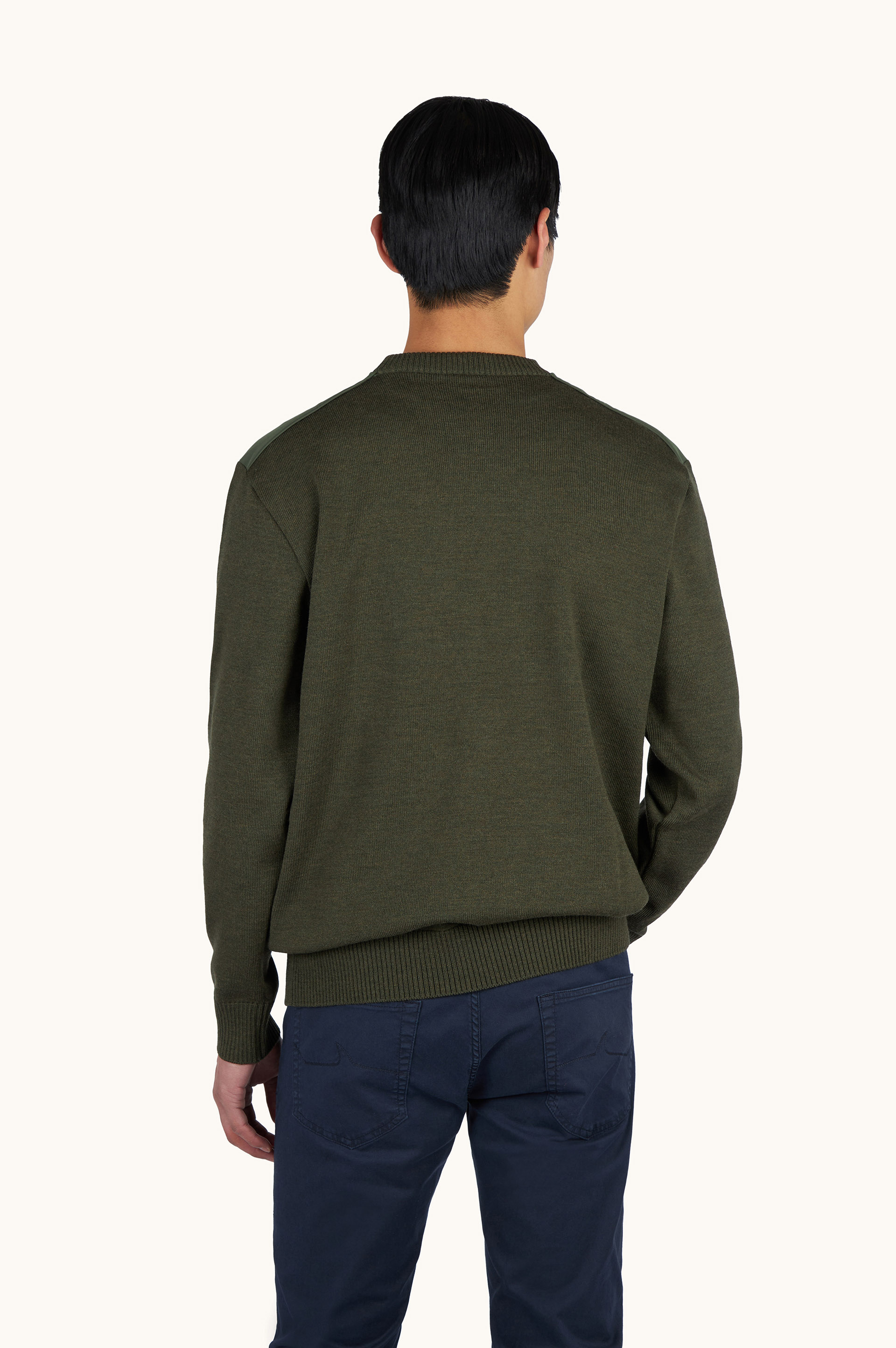 Nelson sweater in Soft Cool Touch wool with Typhoon&reg; details image number 2