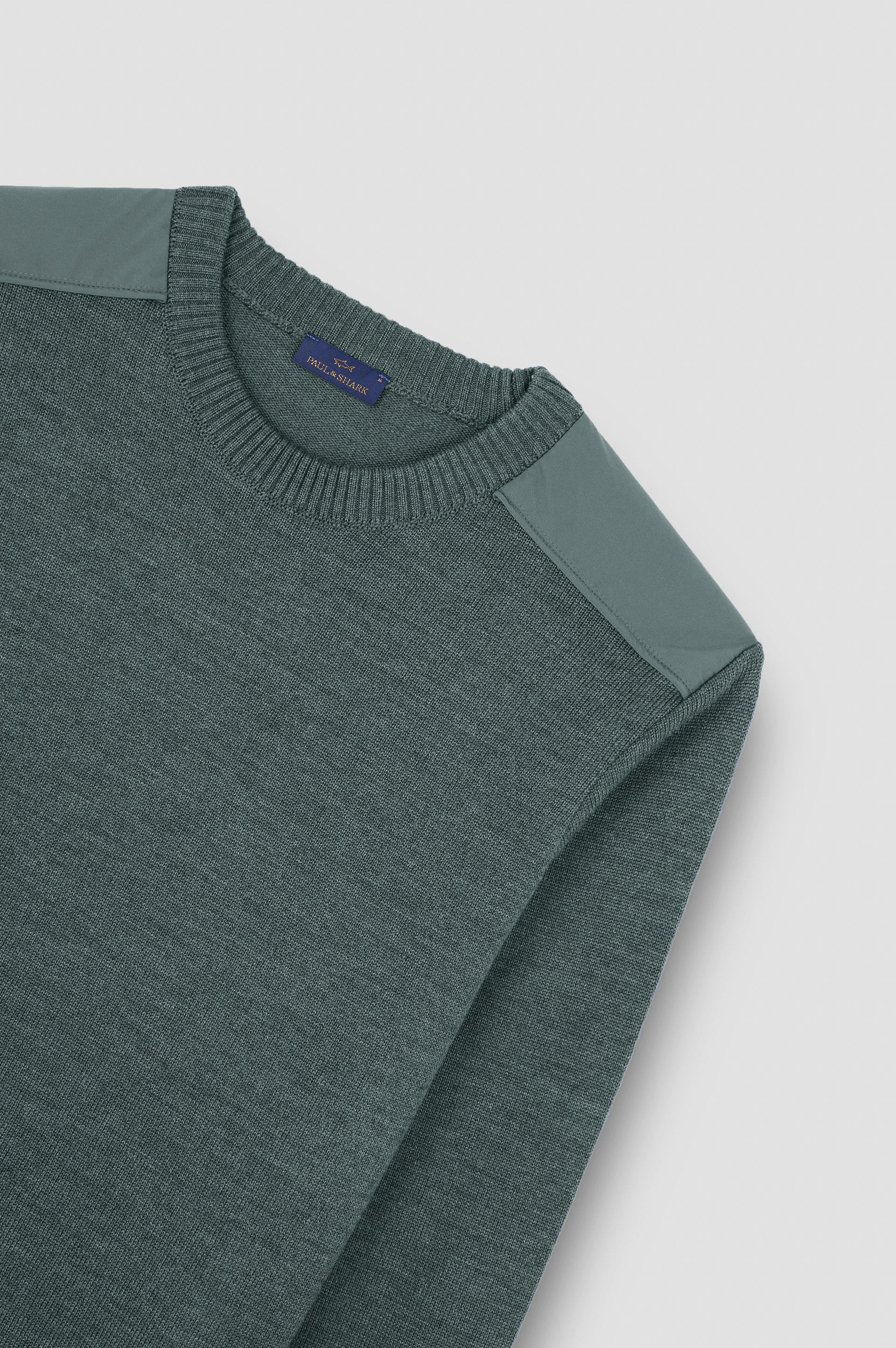 Soft Cool Touch wool crewneck sweater with Typhoon&reg; details image number 5