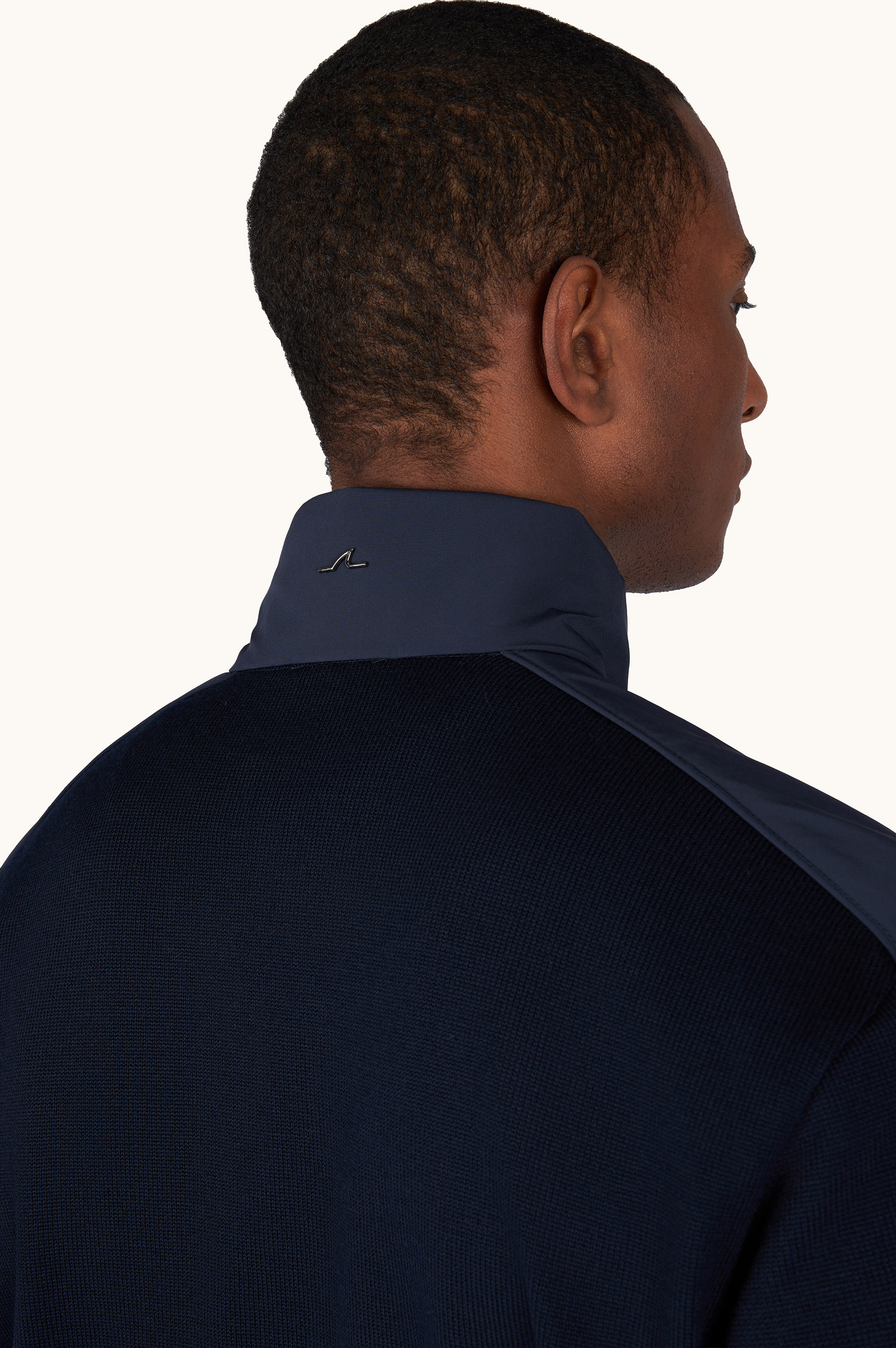 Maglia mezza-zip in lana Soft Cool Touch con dettagli in Typhoon&reg; Re-4x4 Stretch image number 5