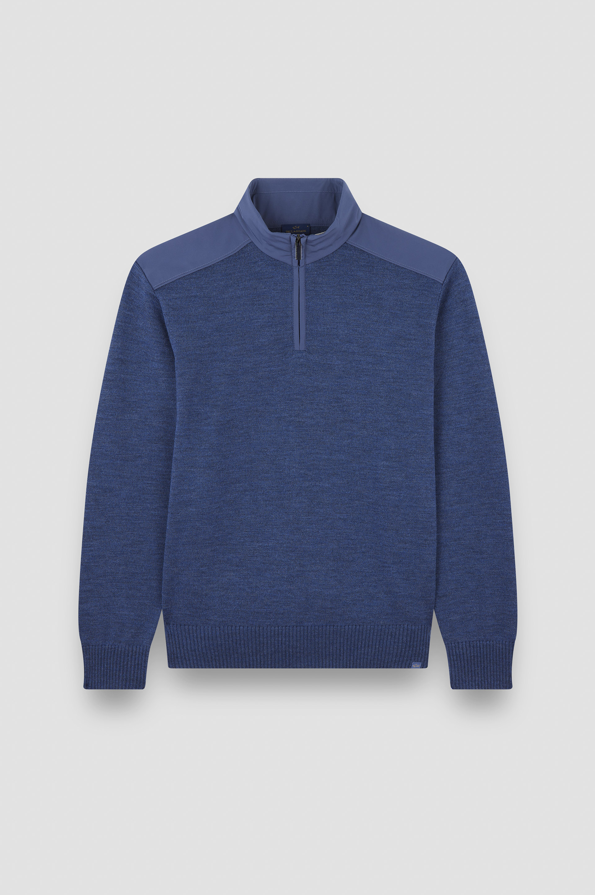 Halbzip-Pullover aus weicher Cool Touch-Wolle mit Typhoon® Re-4x4 Stretch-Details image number 1 Halbzip-Pullover aus weicher Cool Touch-Wolle mit Typhoon® Re-4x4 Stretch-Details image number 1