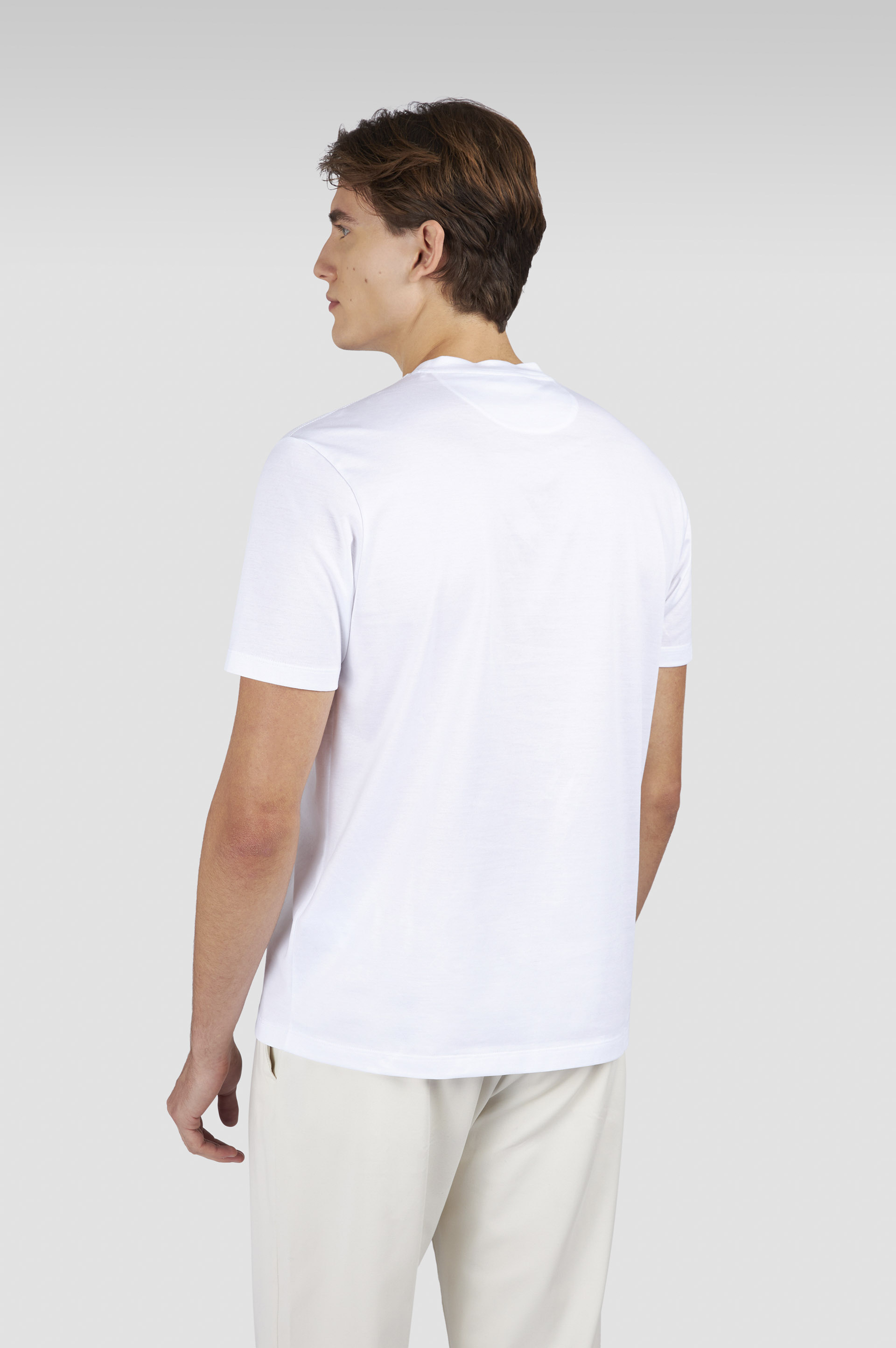 Cotton jersey T-shirt with Shark Fin embroidery image number 3