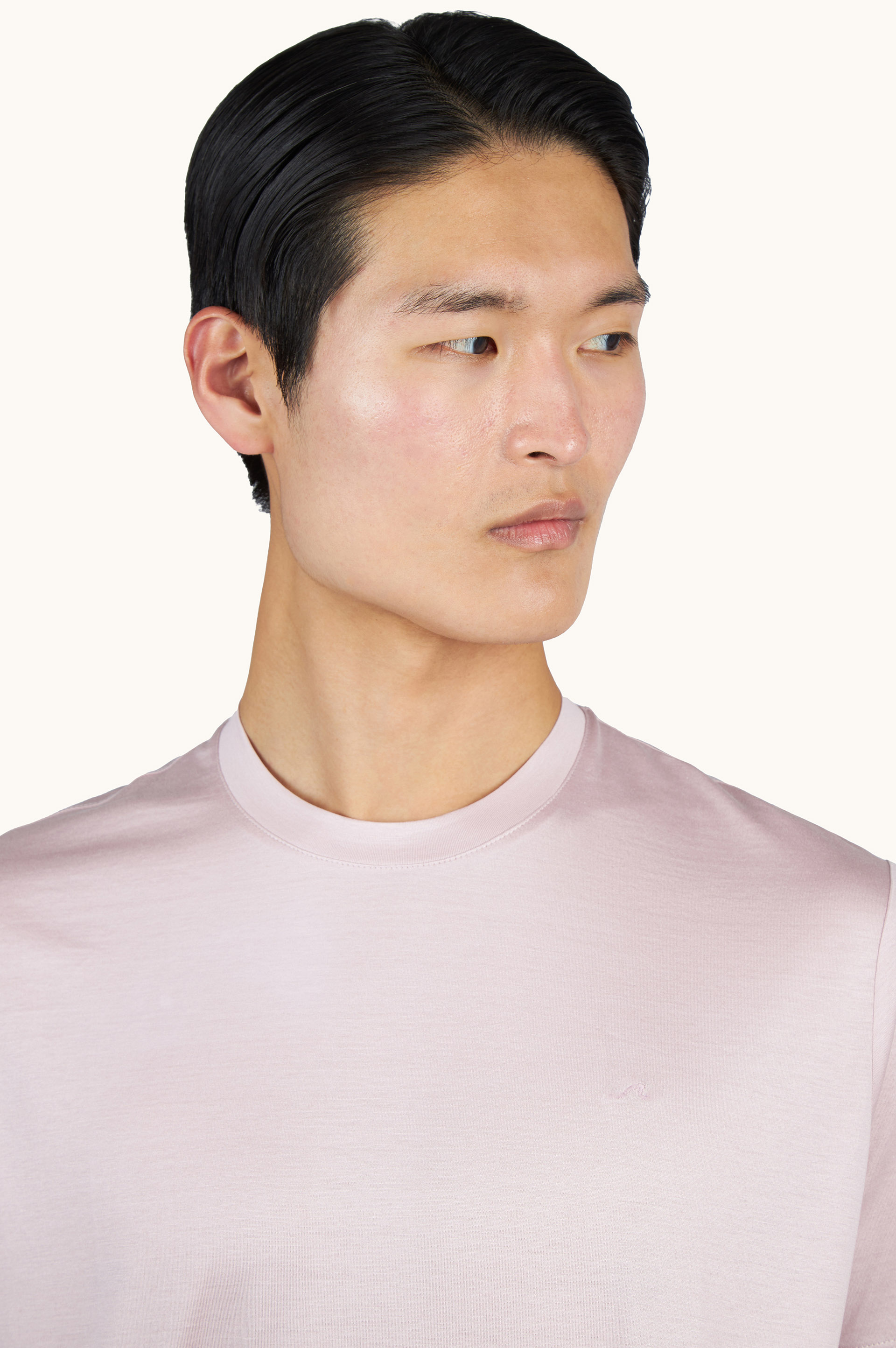 T-shirt en jersey de coton avec broderie Shark Fin image number 4