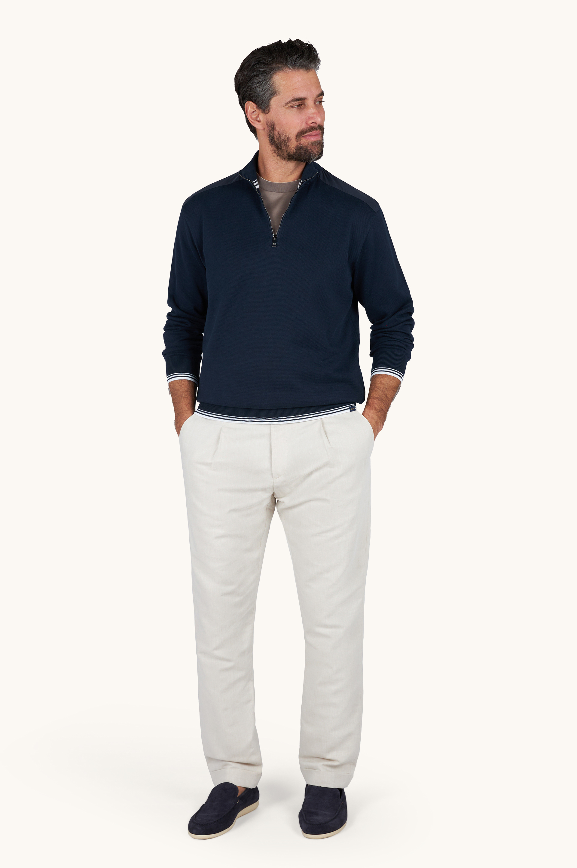 Cotton jersey T-shirt with Shark Fin embroidery image number 2