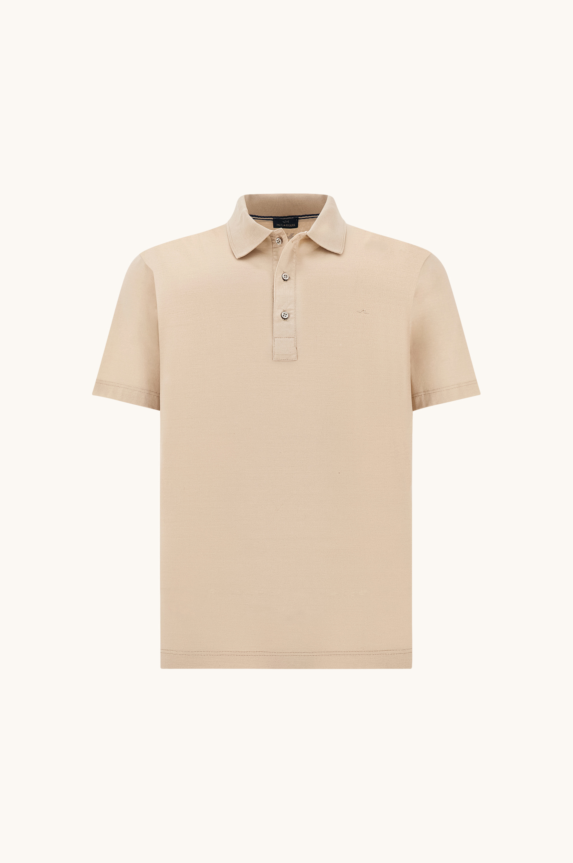 Polo in jersey di cotone Double Mercerised con ricamo Shark Fin image number 1