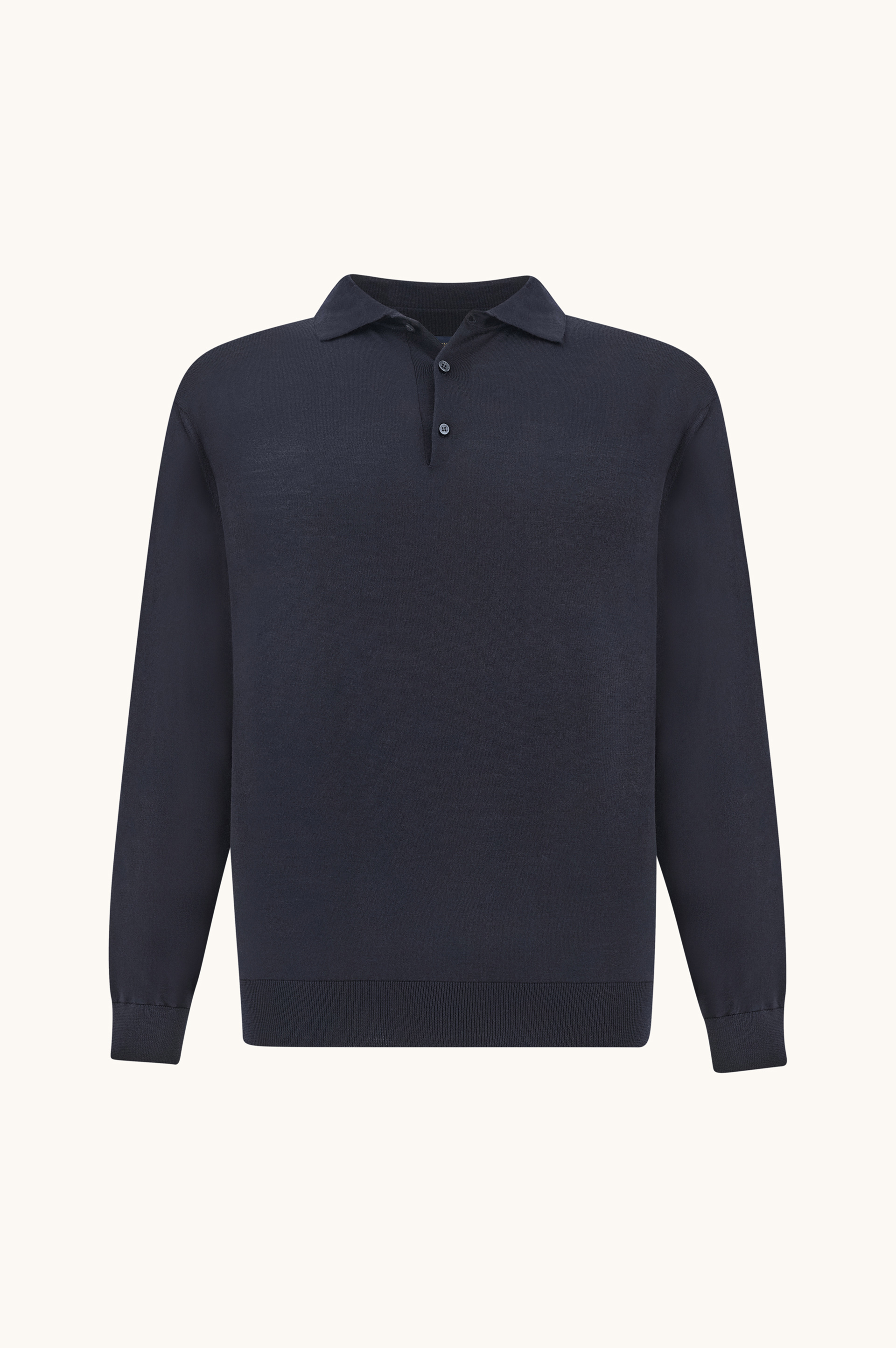 Polo Shirt in 140's Superfine Merino Wool image number 1