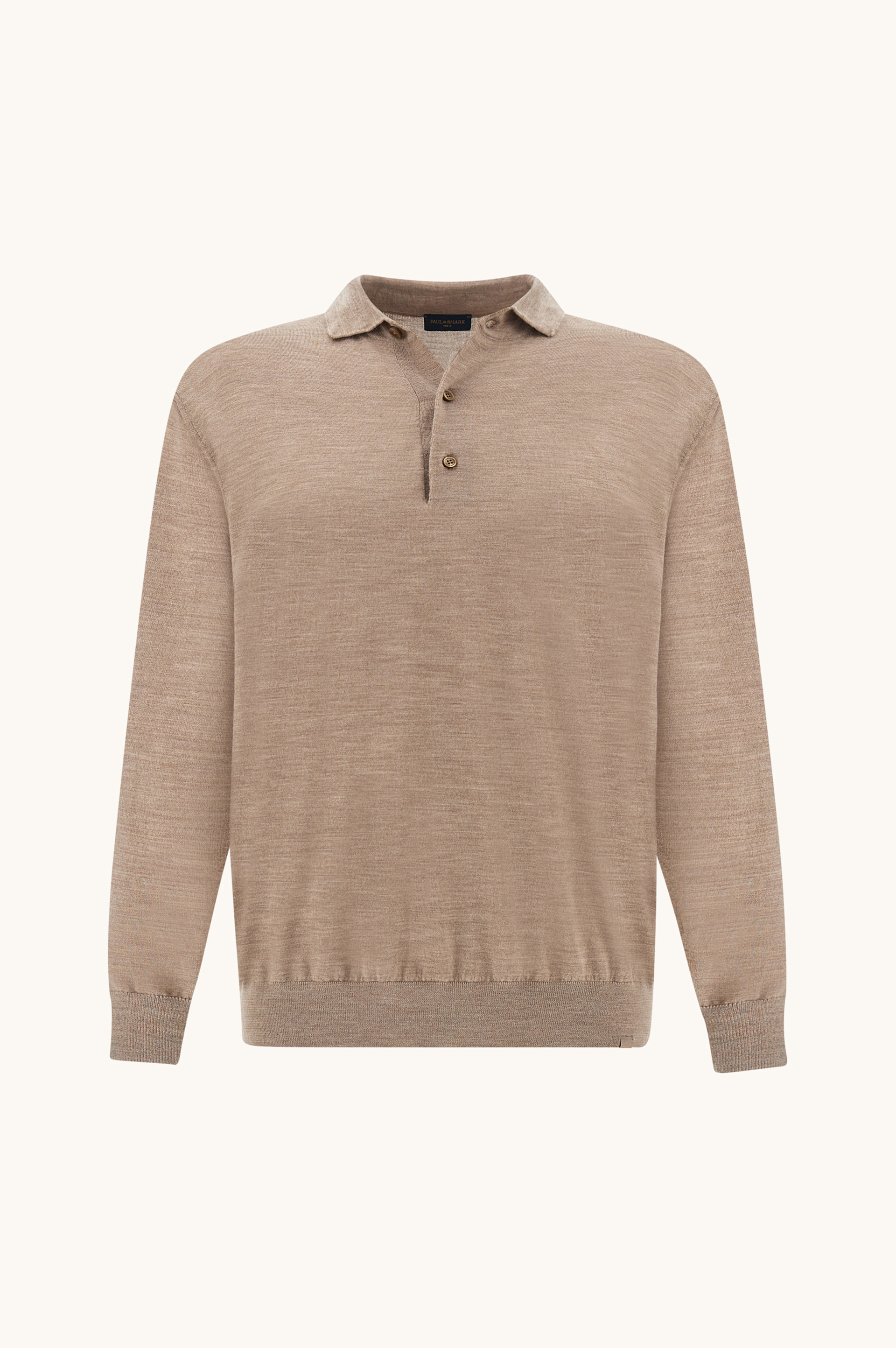 Polo Shirt in 140's Superfine Merino Wool image number 1