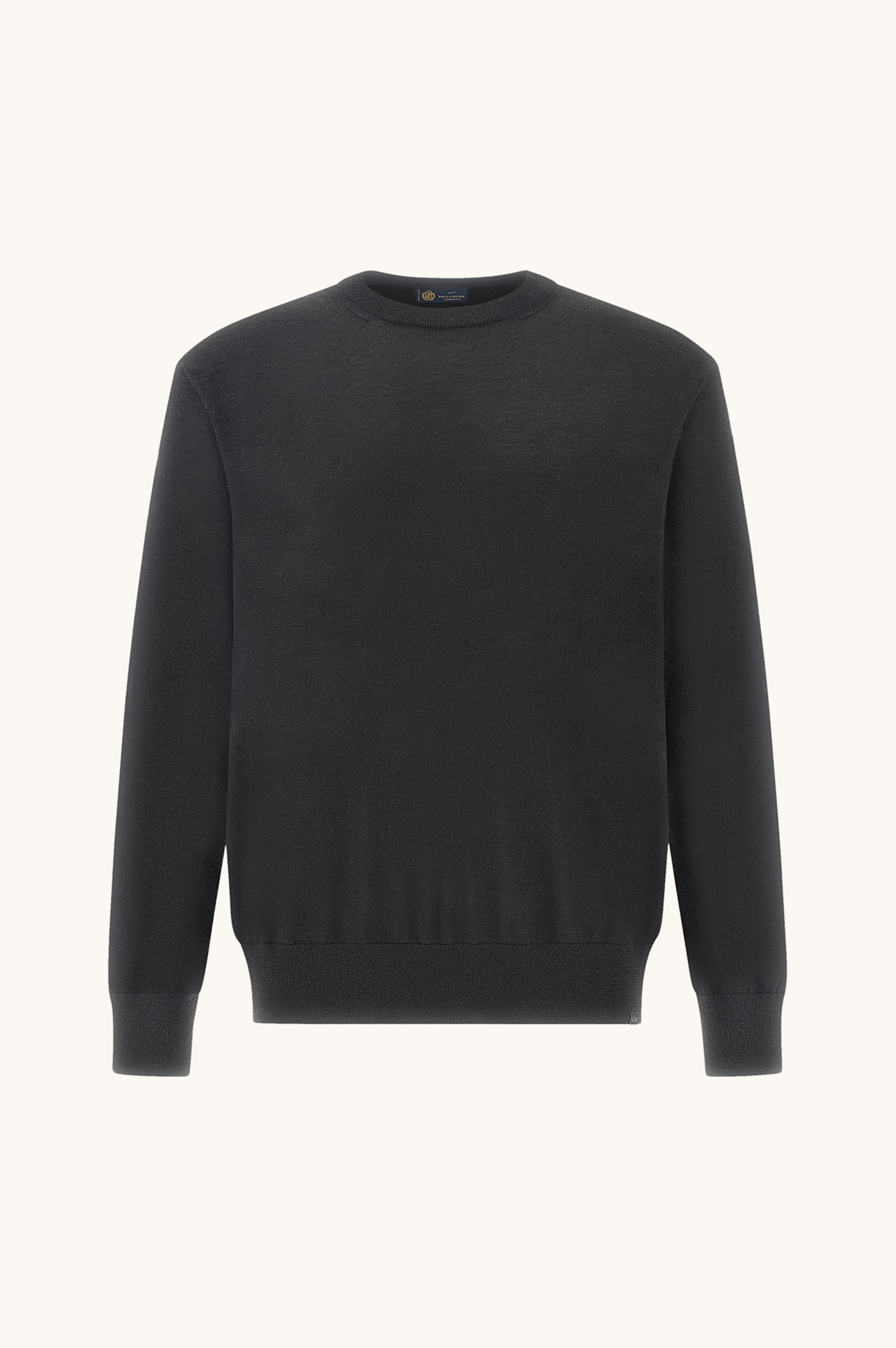 Cashmere and silk crew neck jumper image number 1