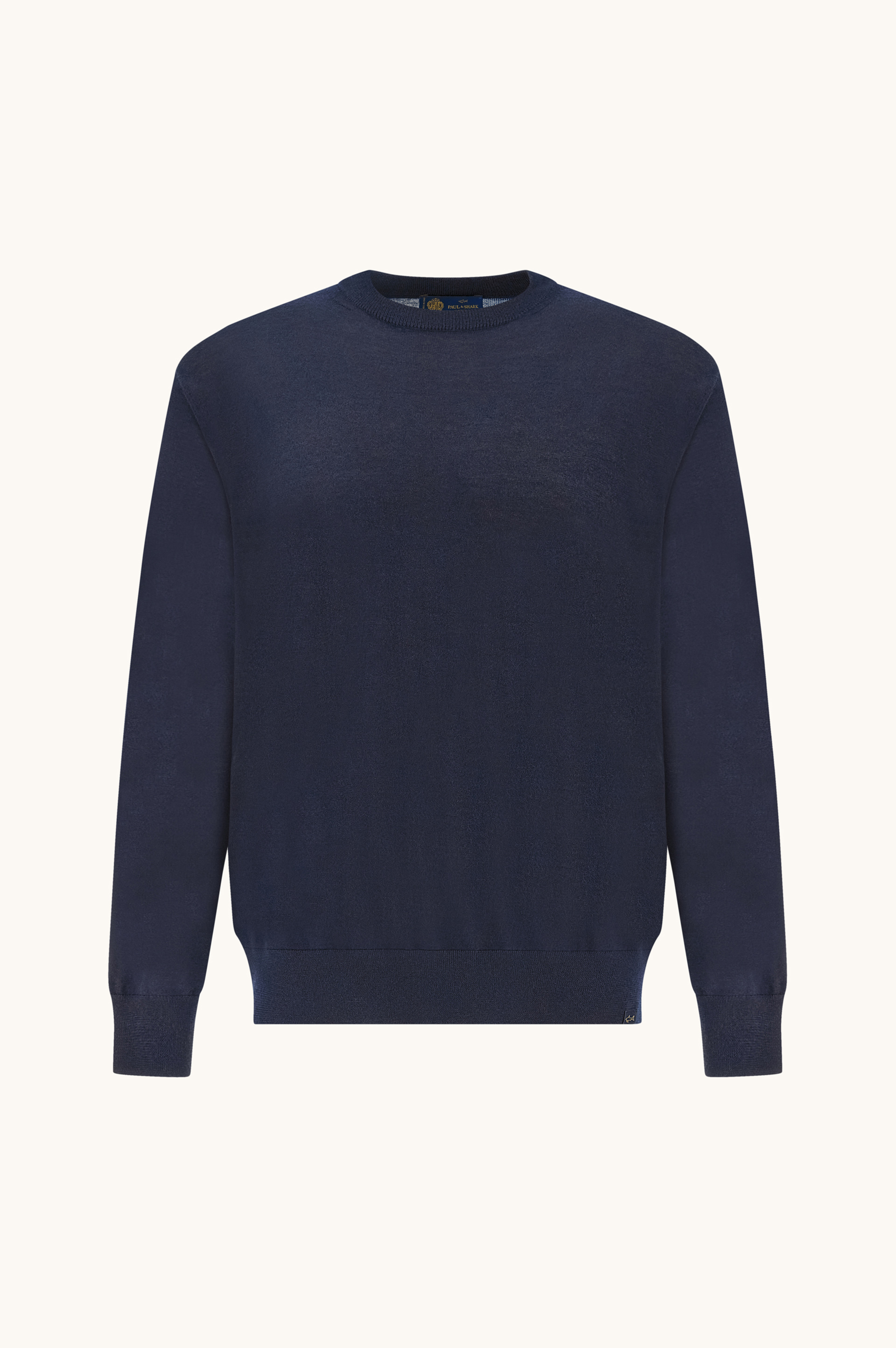Cashmere and silk crew neck jumper image number 1