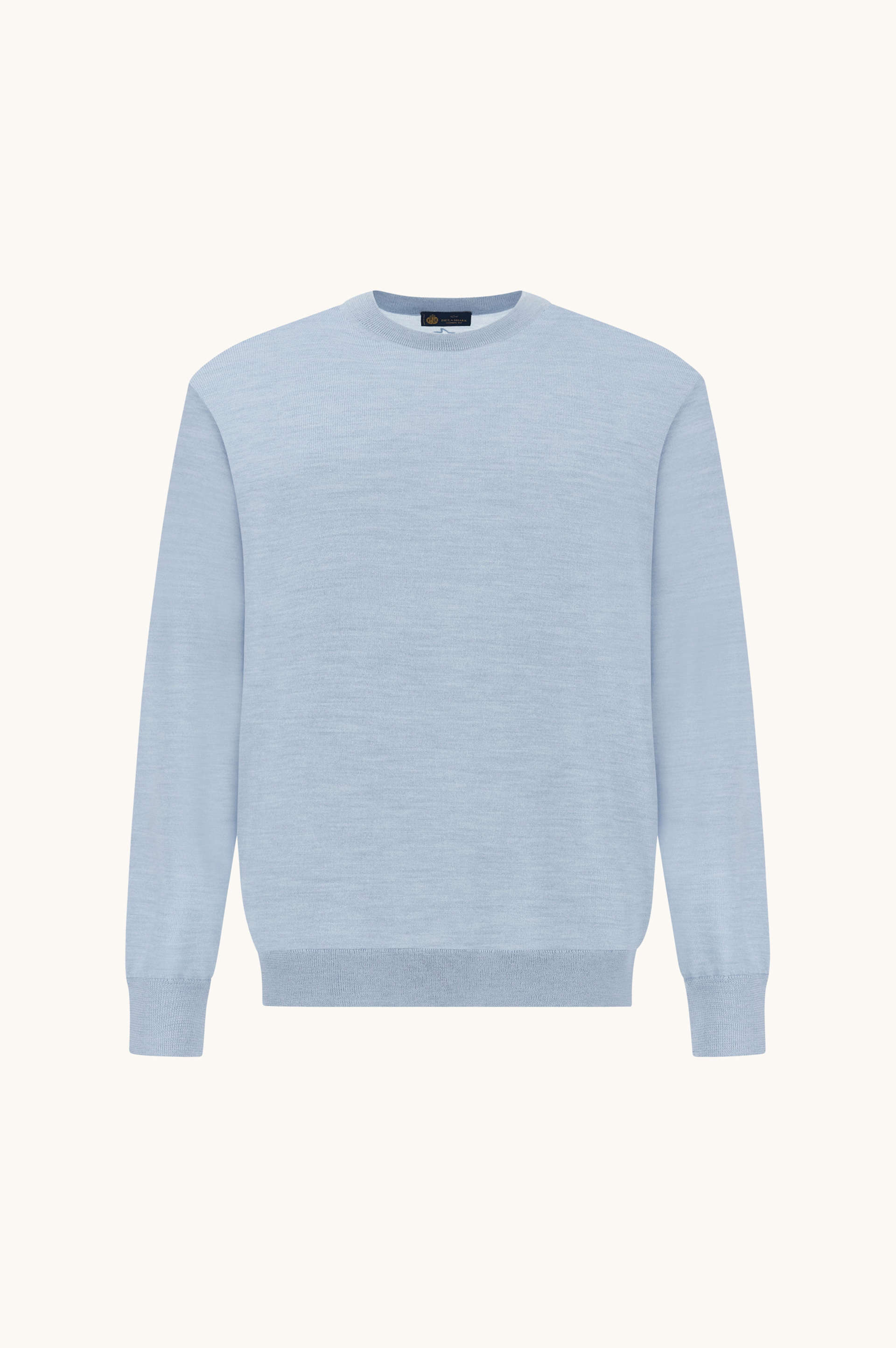 Cashmere and silk crew neck jumper image number 1