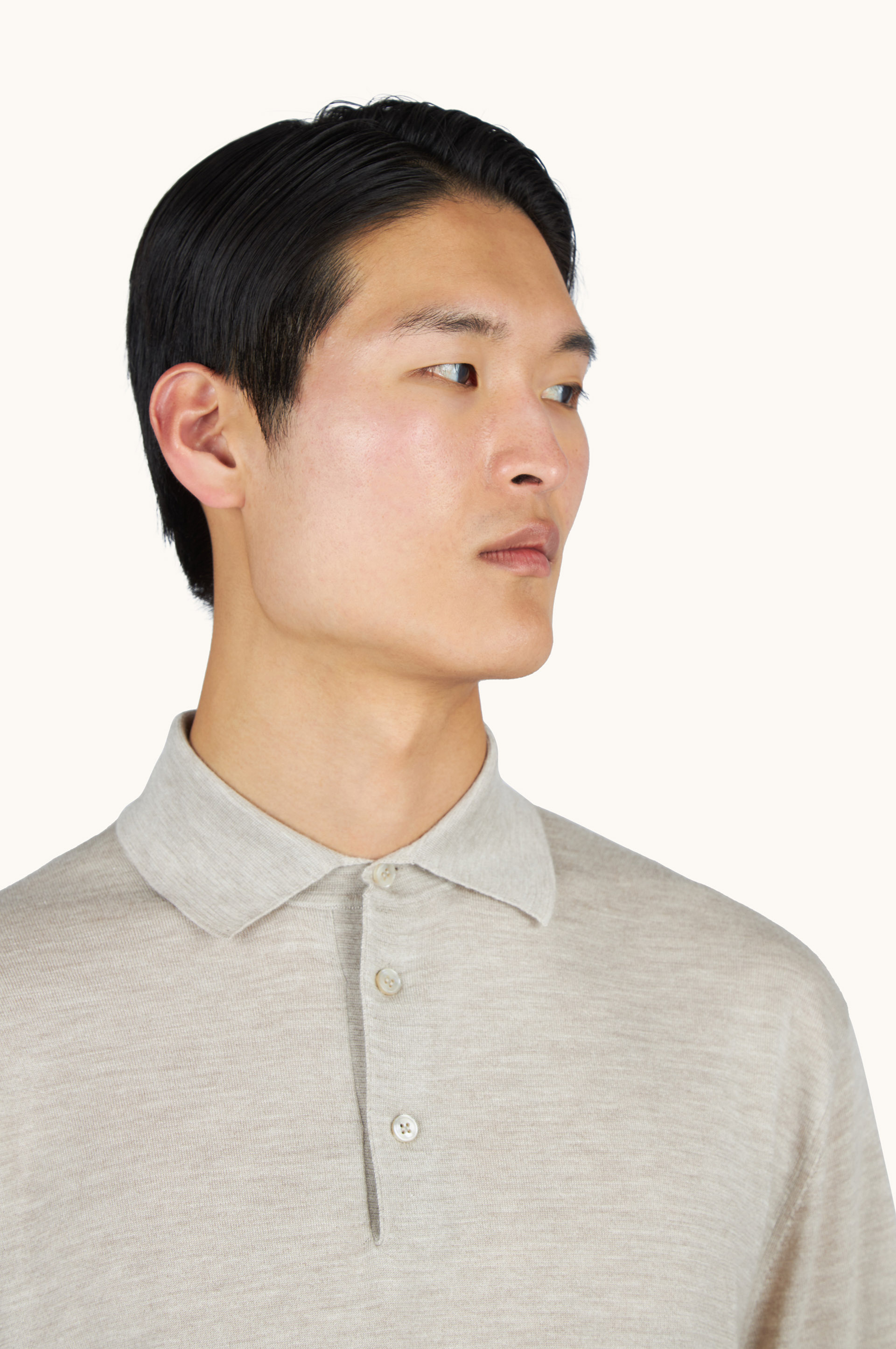 Polo aus Kaschmir und Seide image number 3