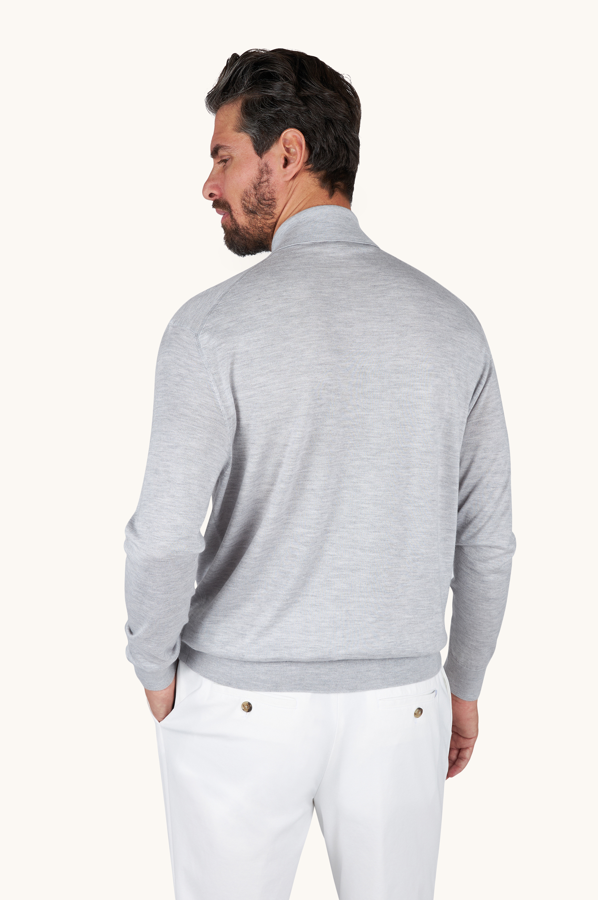 Polo en cachemire et soie image number 3