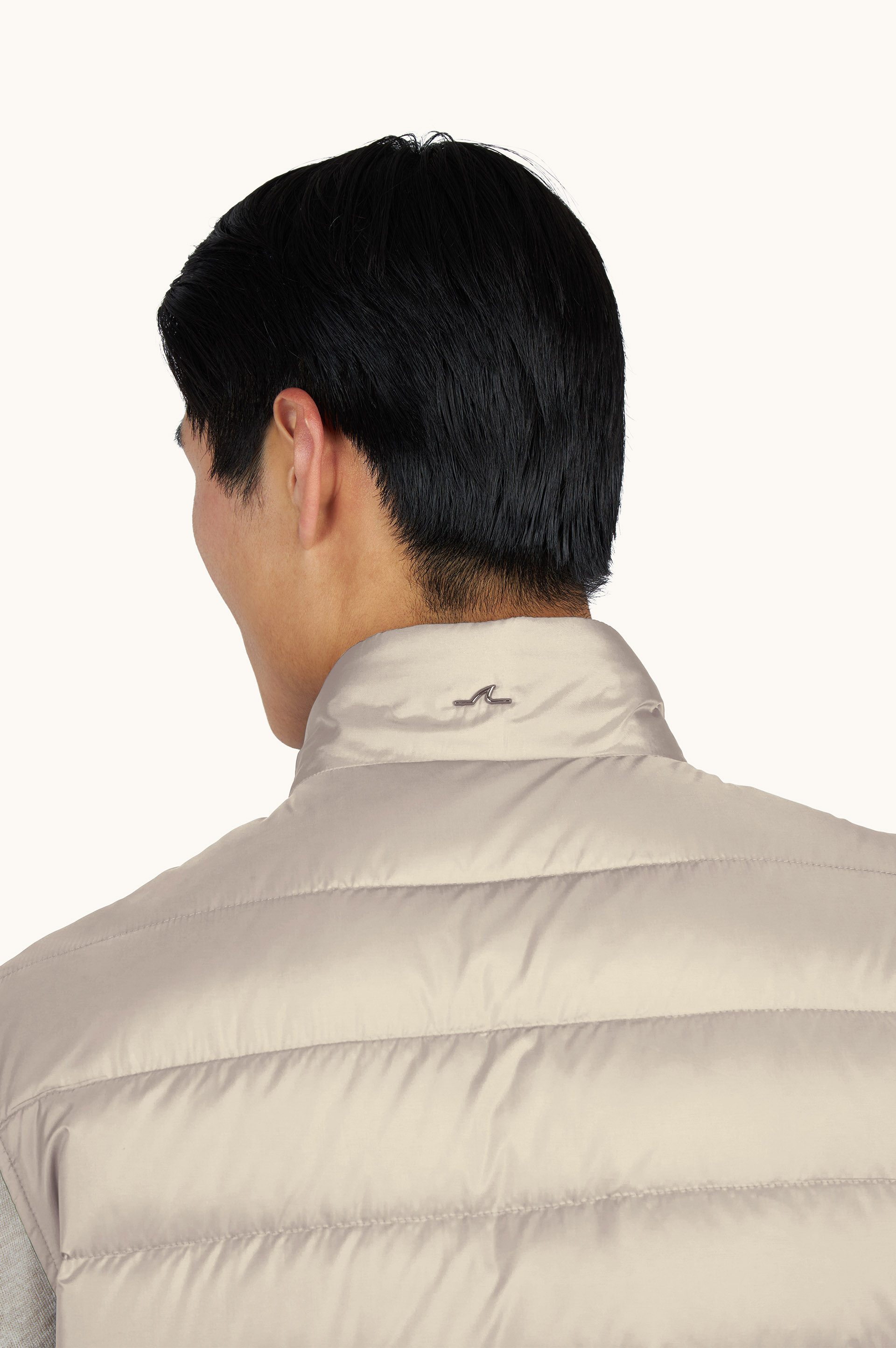 Technical Ultralight down gilet with Alcantara&reg; details image number 4