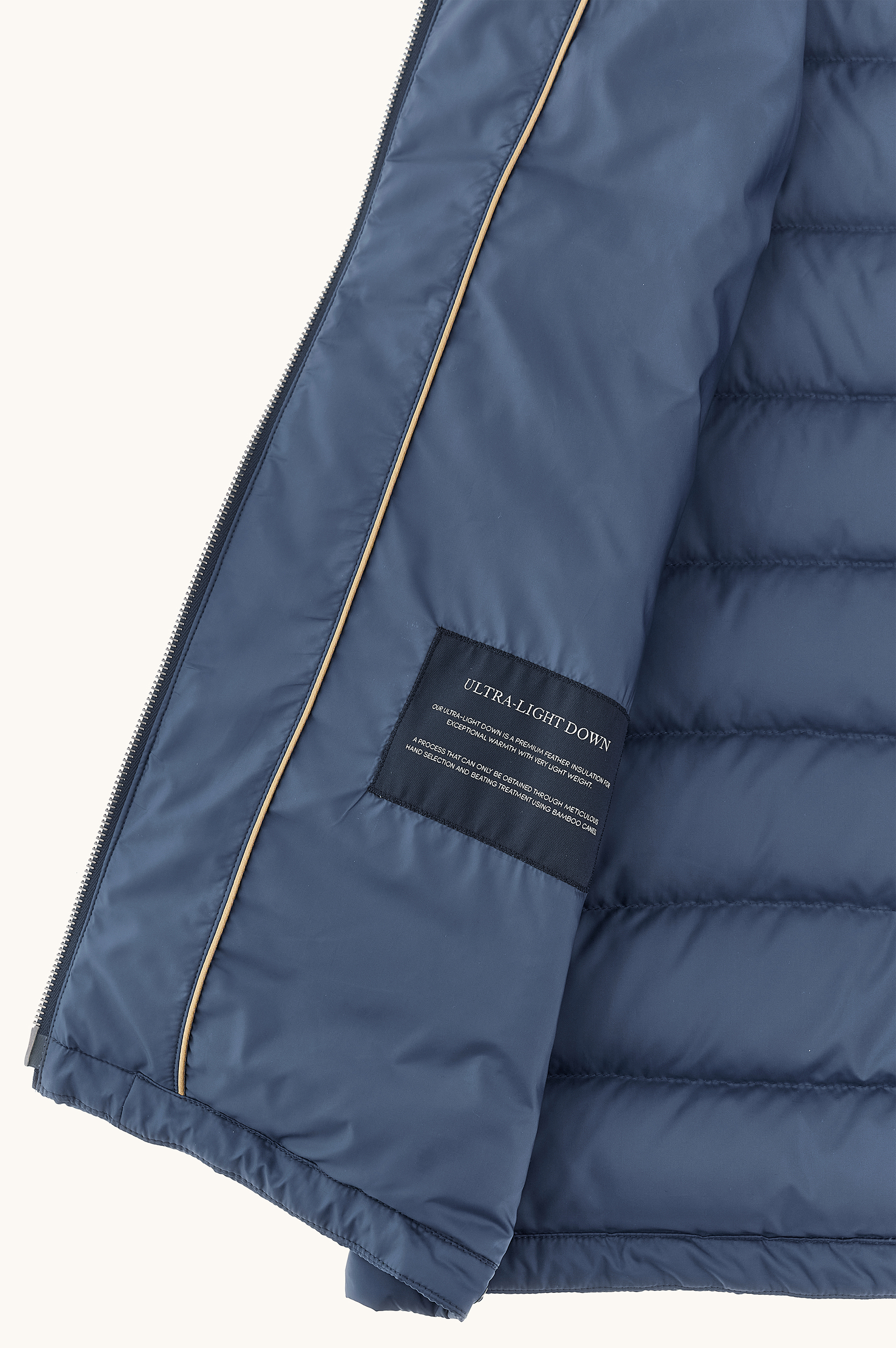 Technical Ultralight down gilet with Alcantara&reg; details image number 2