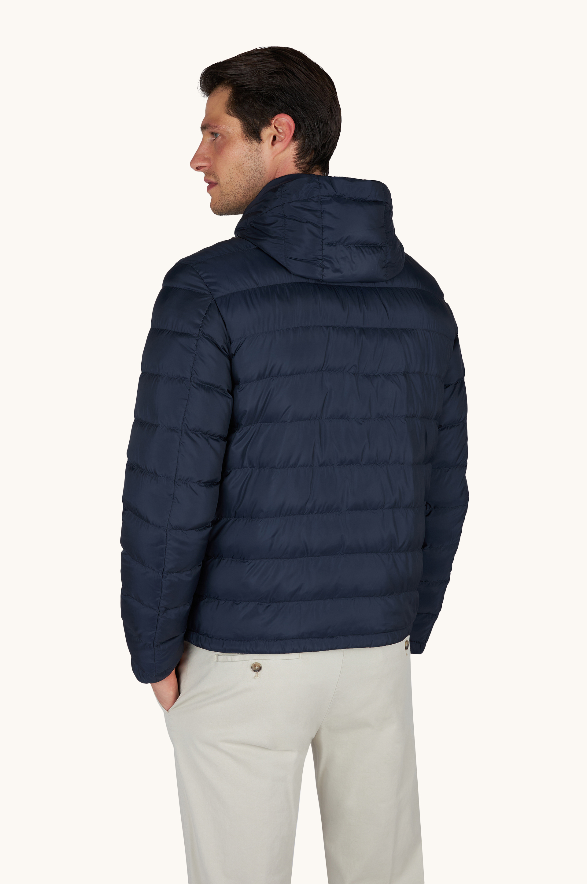 Technical Ultralight down jacket with Alcantara&reg; details image number 3