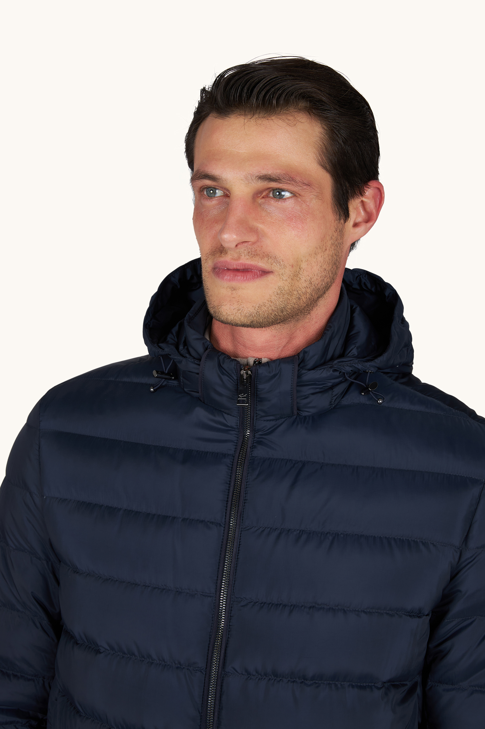Technical Ultralight down jacket with Alcantara&reg; details image number 4
