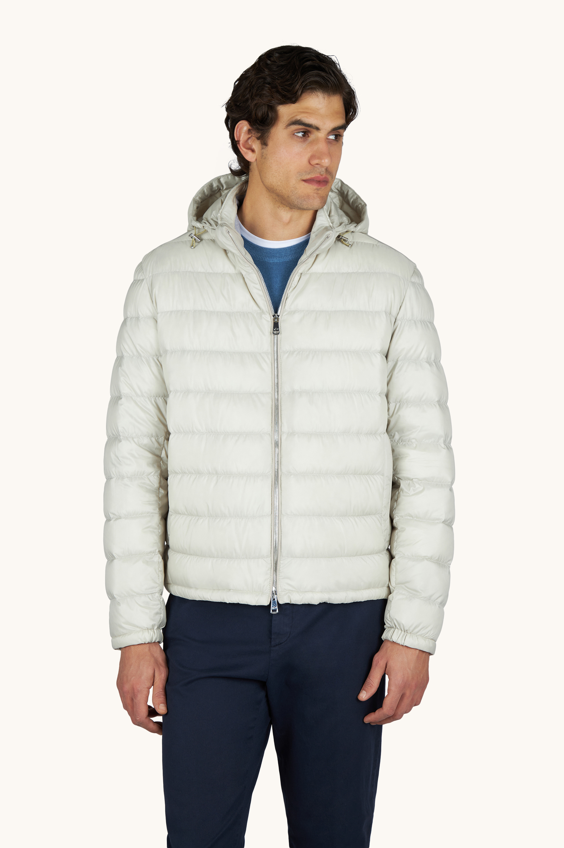 Doudoune en tissu technique Ultralight down avec d&eacute;tails en Alcantara&reg; image number 0